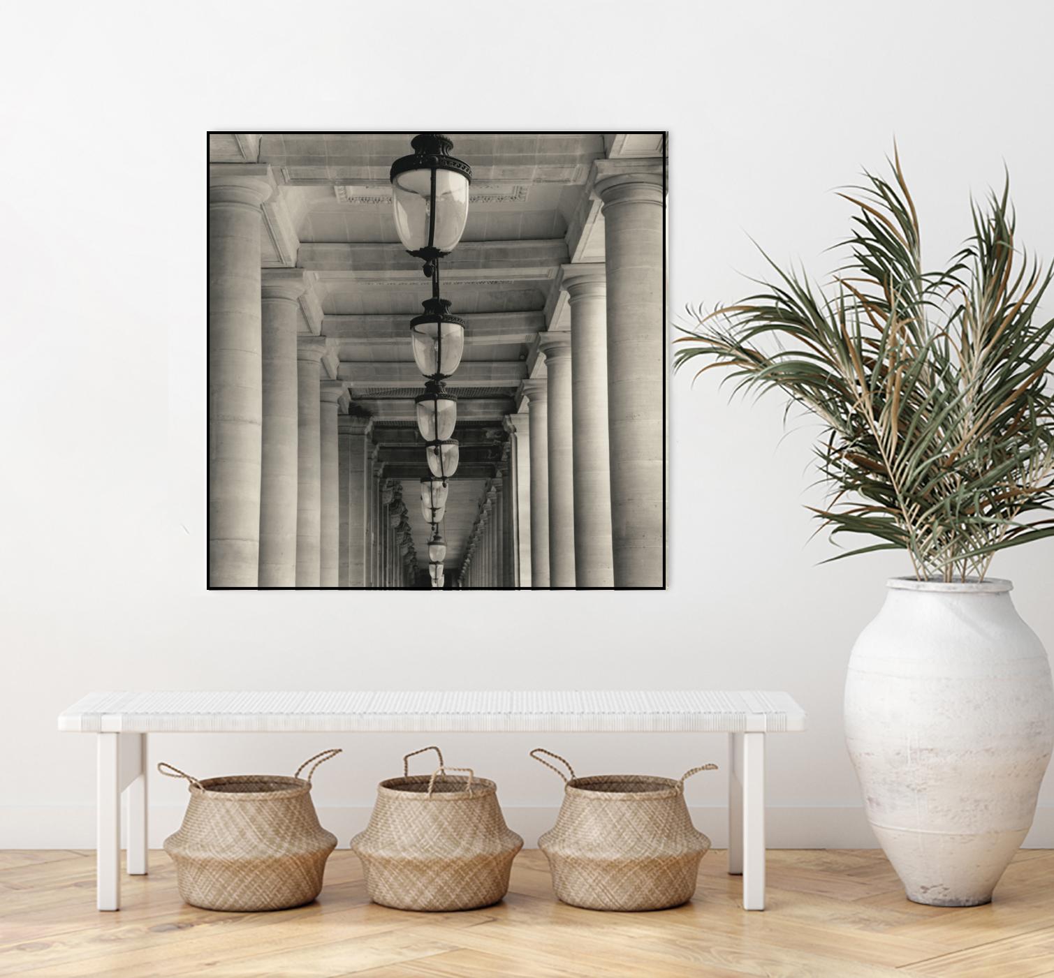 Corridor I by YK Studio on GIANT ART - black architectural perspective