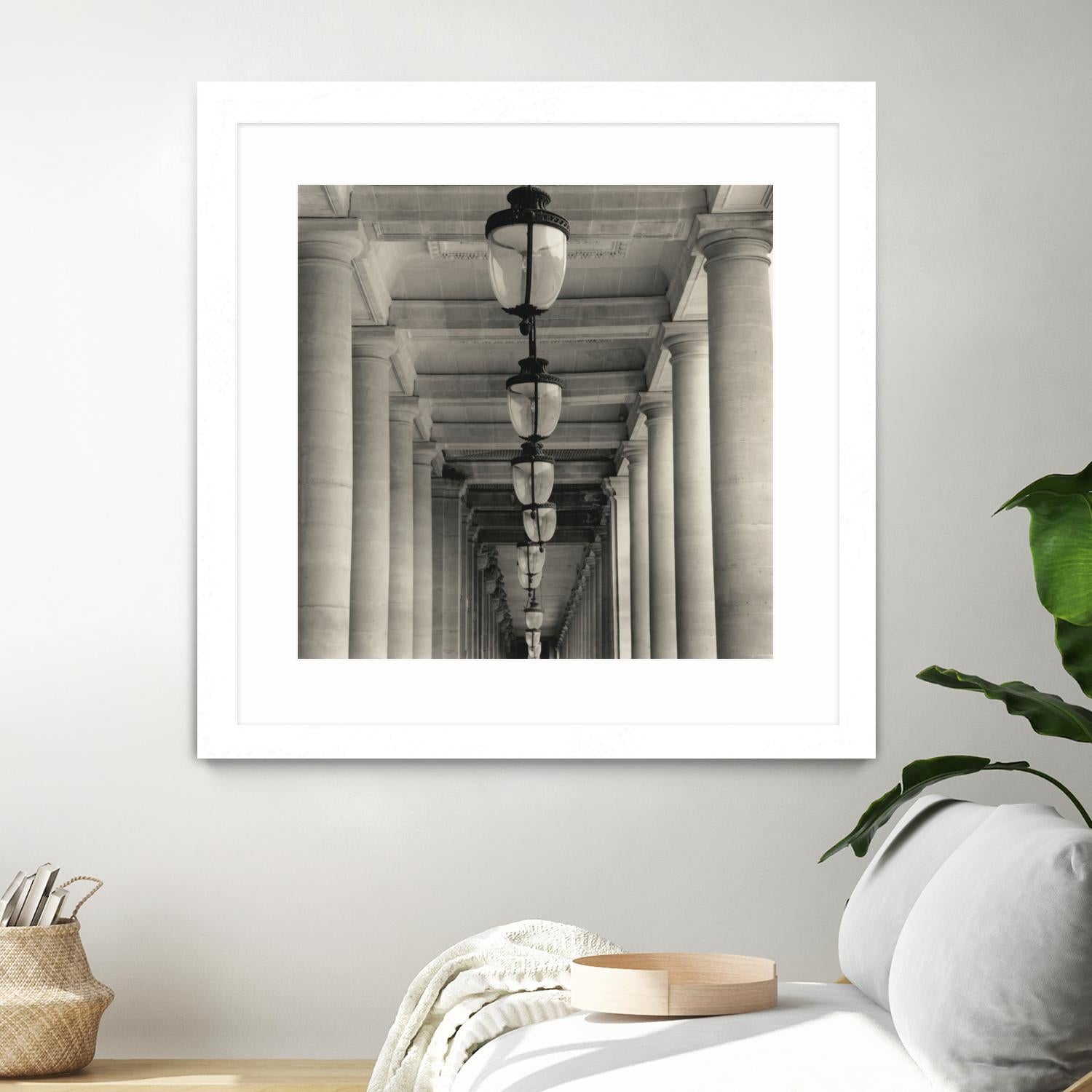 Corridor I by YK Studio on GIANT ART - black architectural perspective