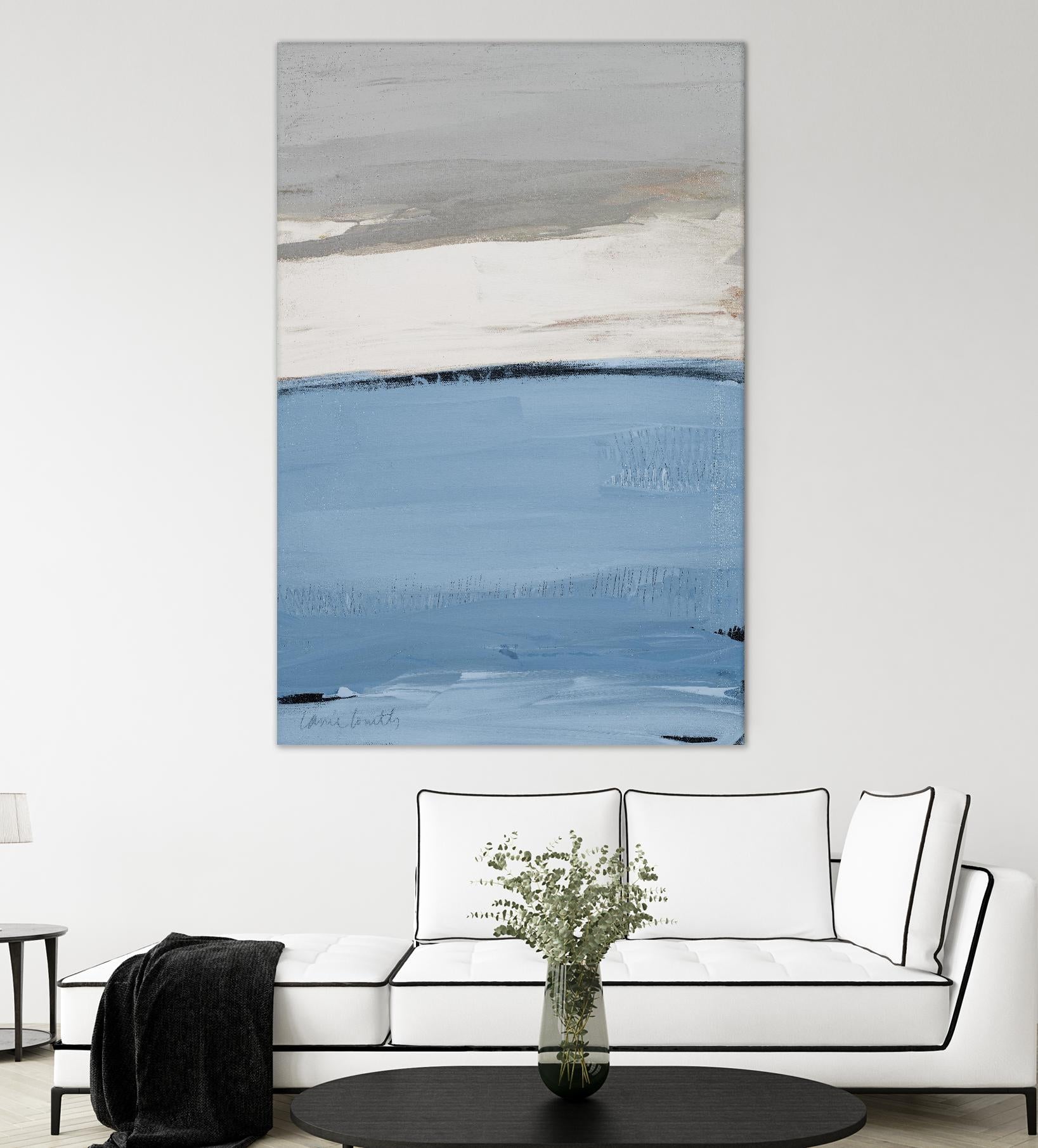 Blue Flatlands I by Lanie Loreth on GIANT ART - abstract