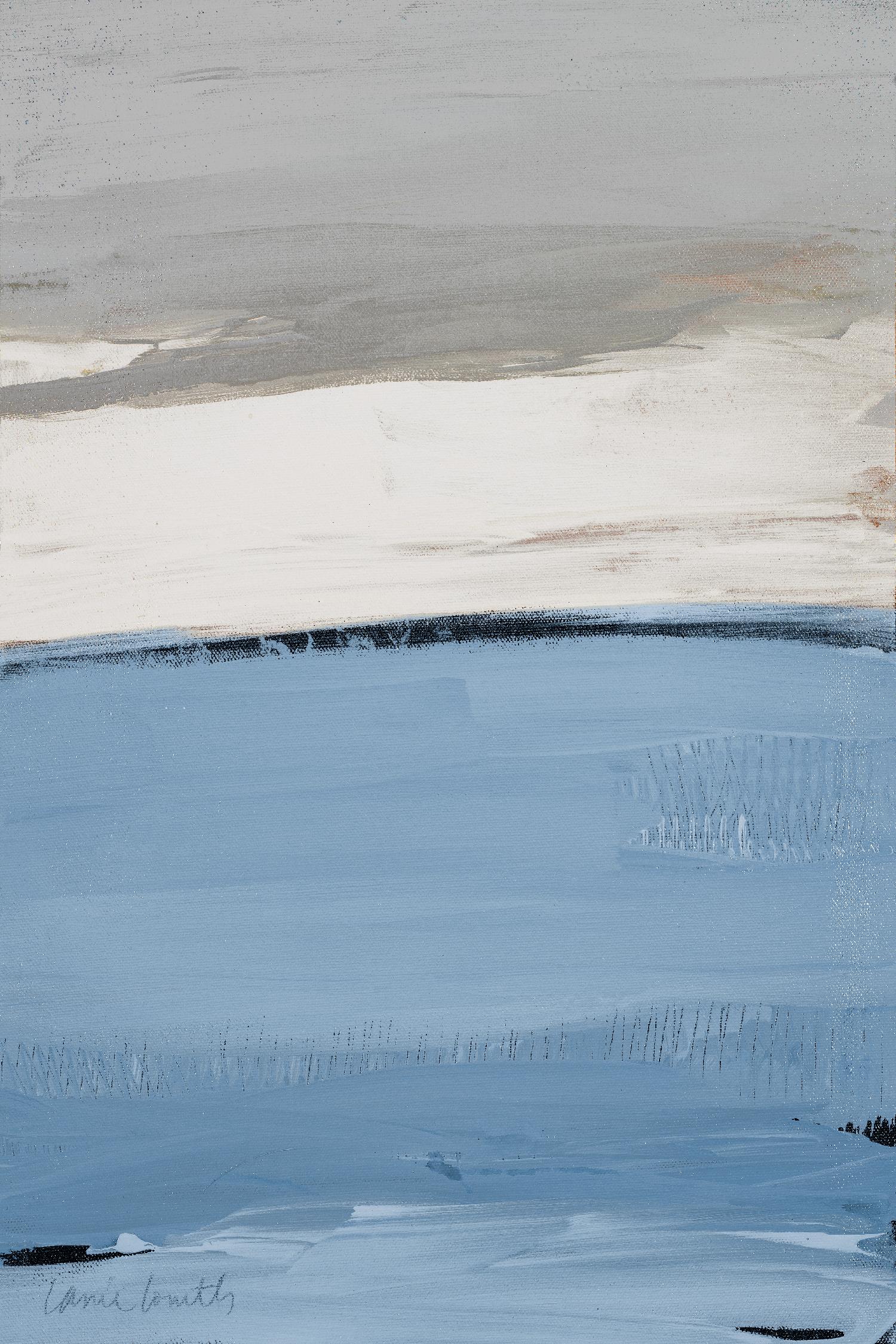 Blue Flatlands I by Lanie Loreth on GIANT ART - abstract