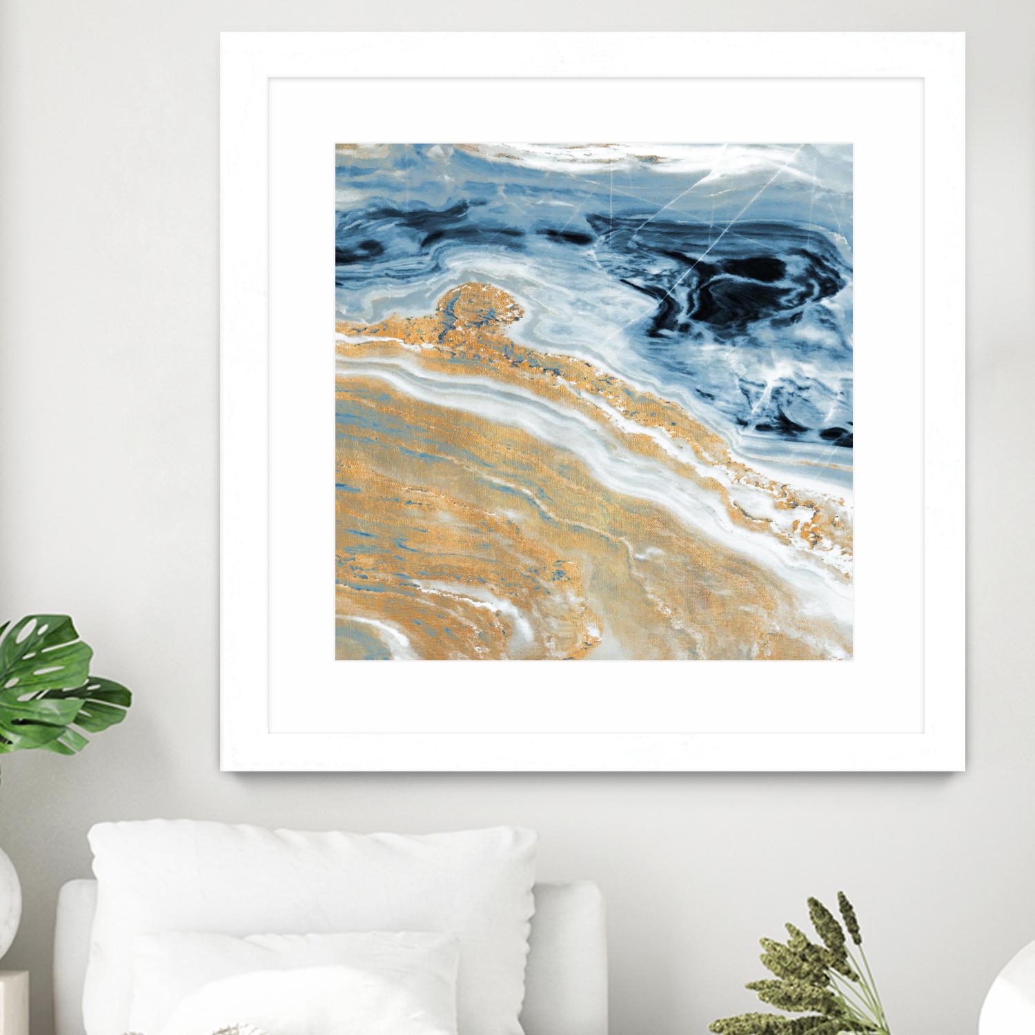 Clear Water With Gold I by Susan Bryant on GIANT ART - coastal photography