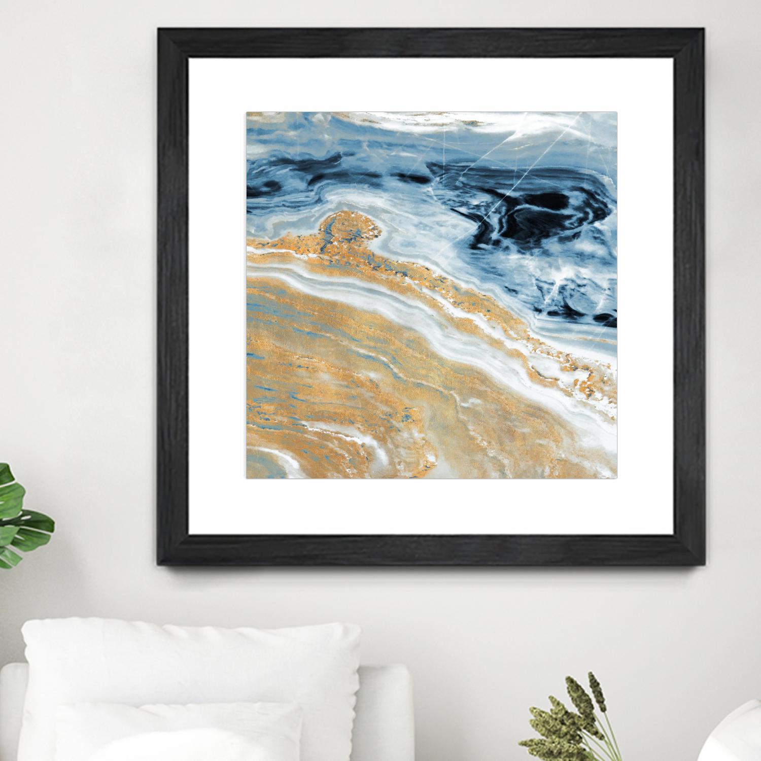 Clear Water With Gold I by Susan Bryant on GIANT ART - coastal photography