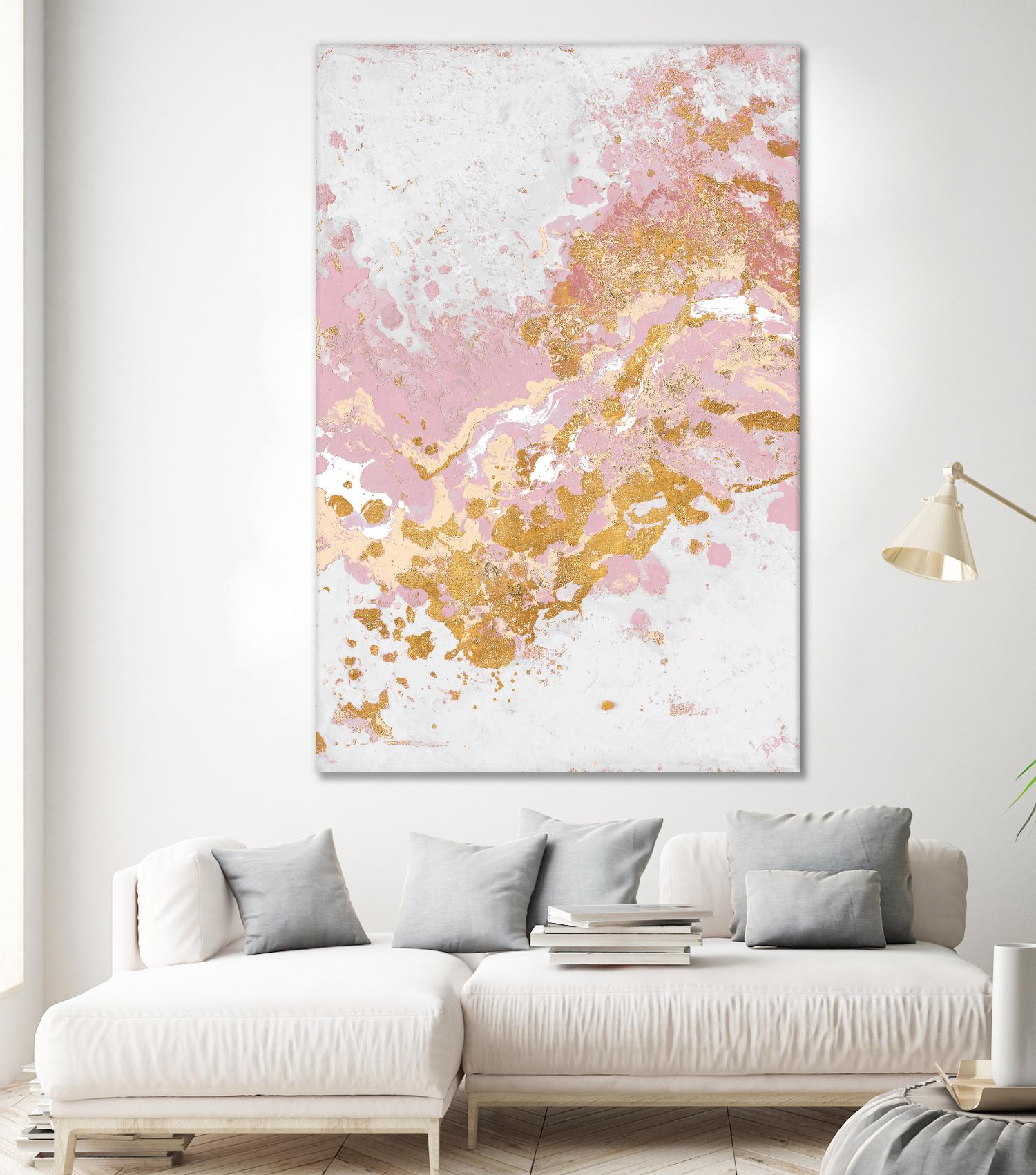 Pink Turbulence by Patricia Pinto on GIANT ART - pink abstract