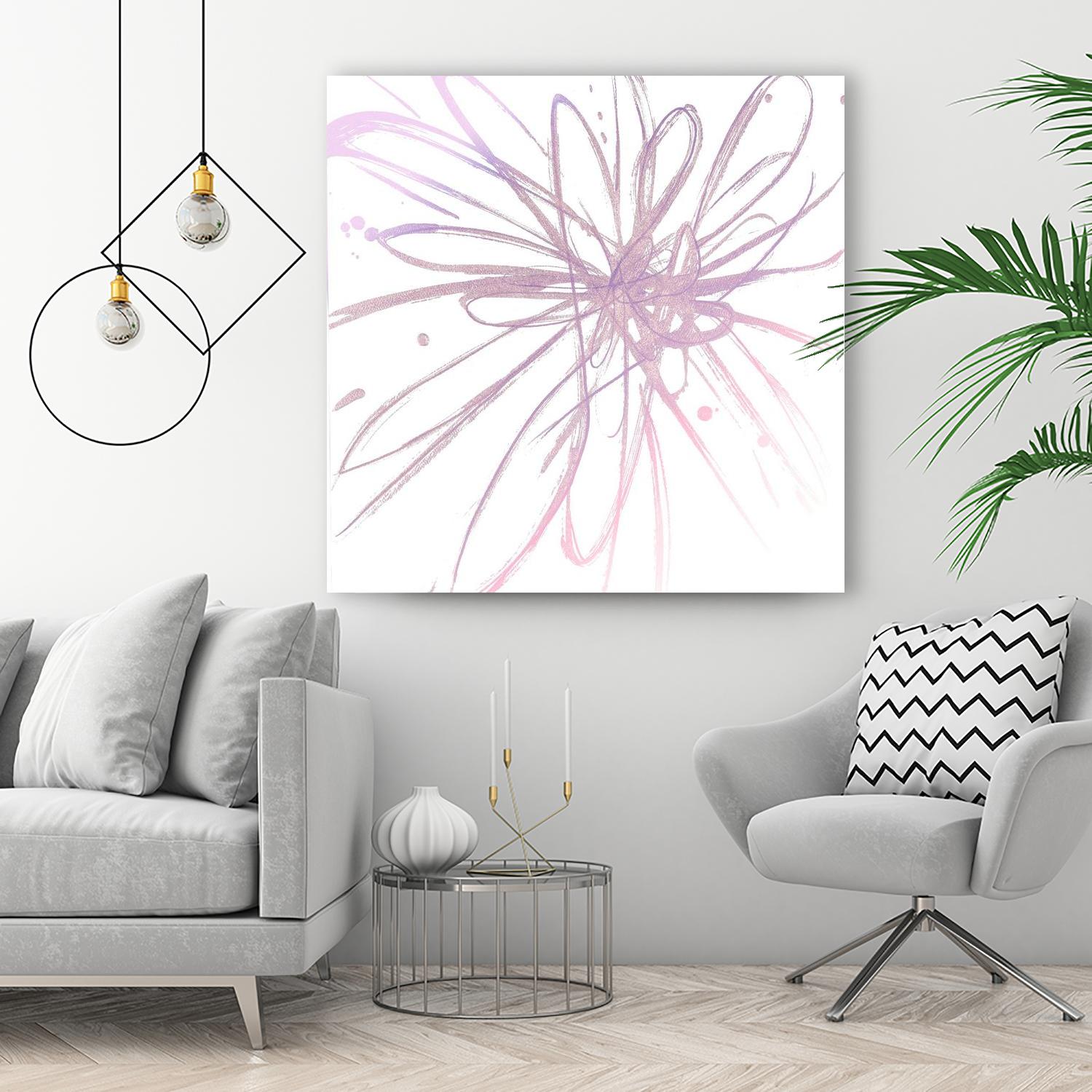 Pink Burst I by L. Hewitt on GIANT ART - multi abstract