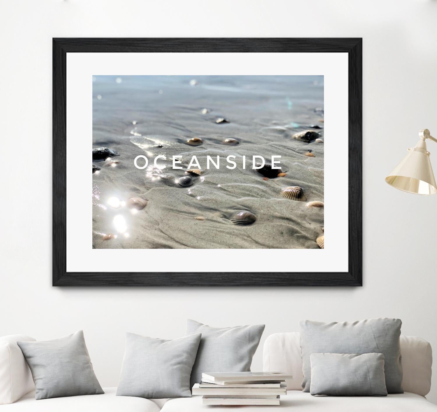 Oceanside by Acosta on GIANT ART - coastal typography