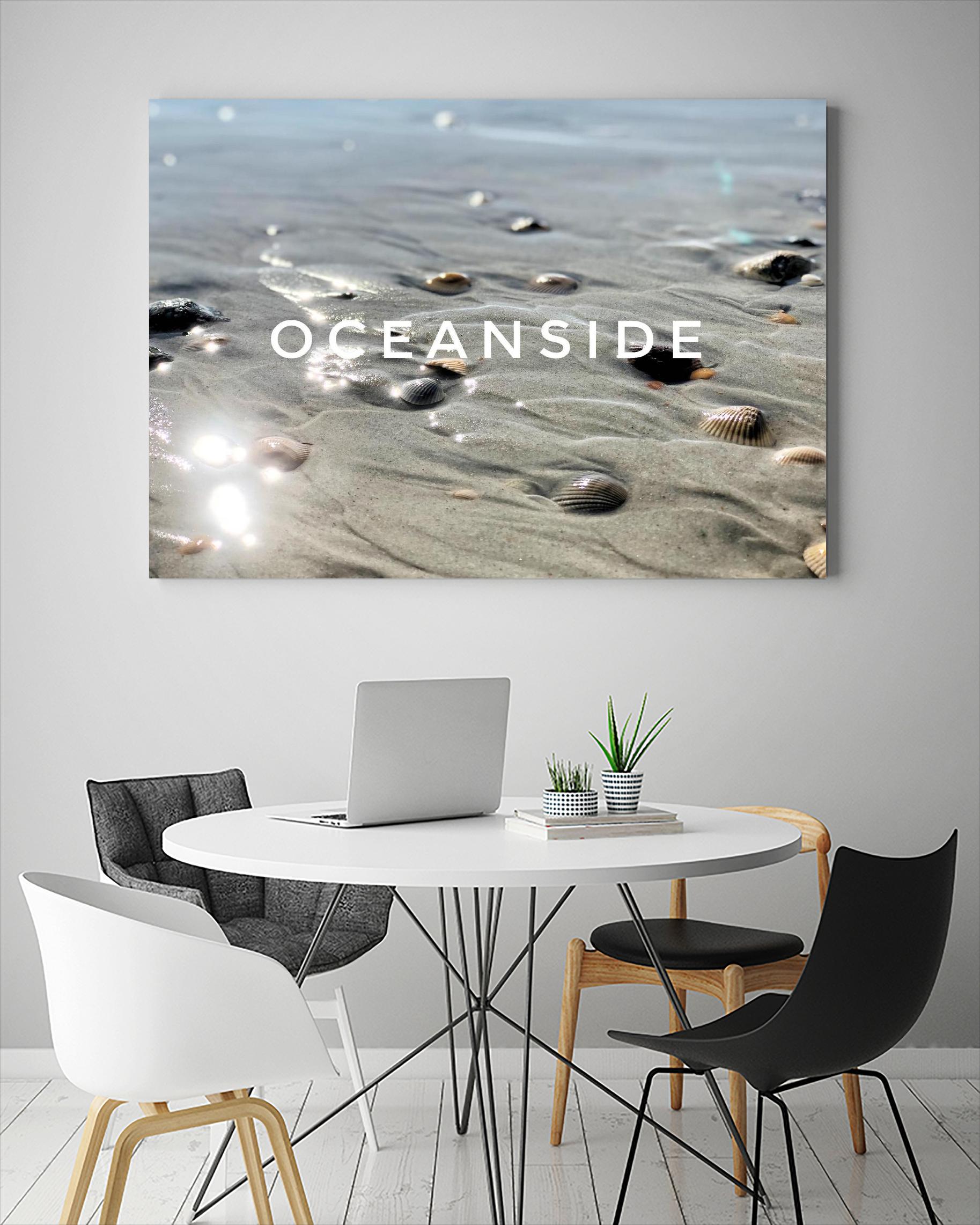 Oceanside by Acosta on GIANT ART - coastal typography