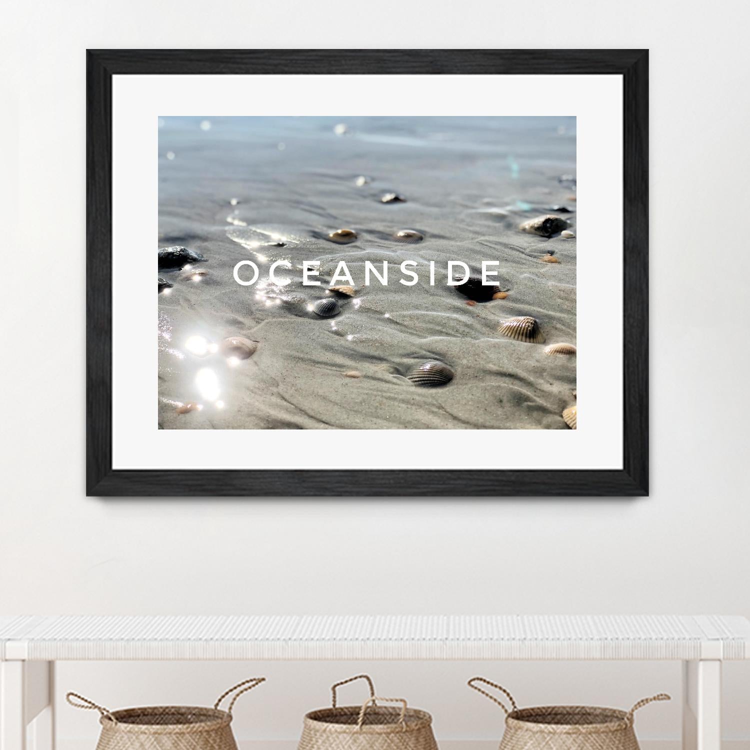 Oceanside by Acosta on GIANT ART - coastal typography