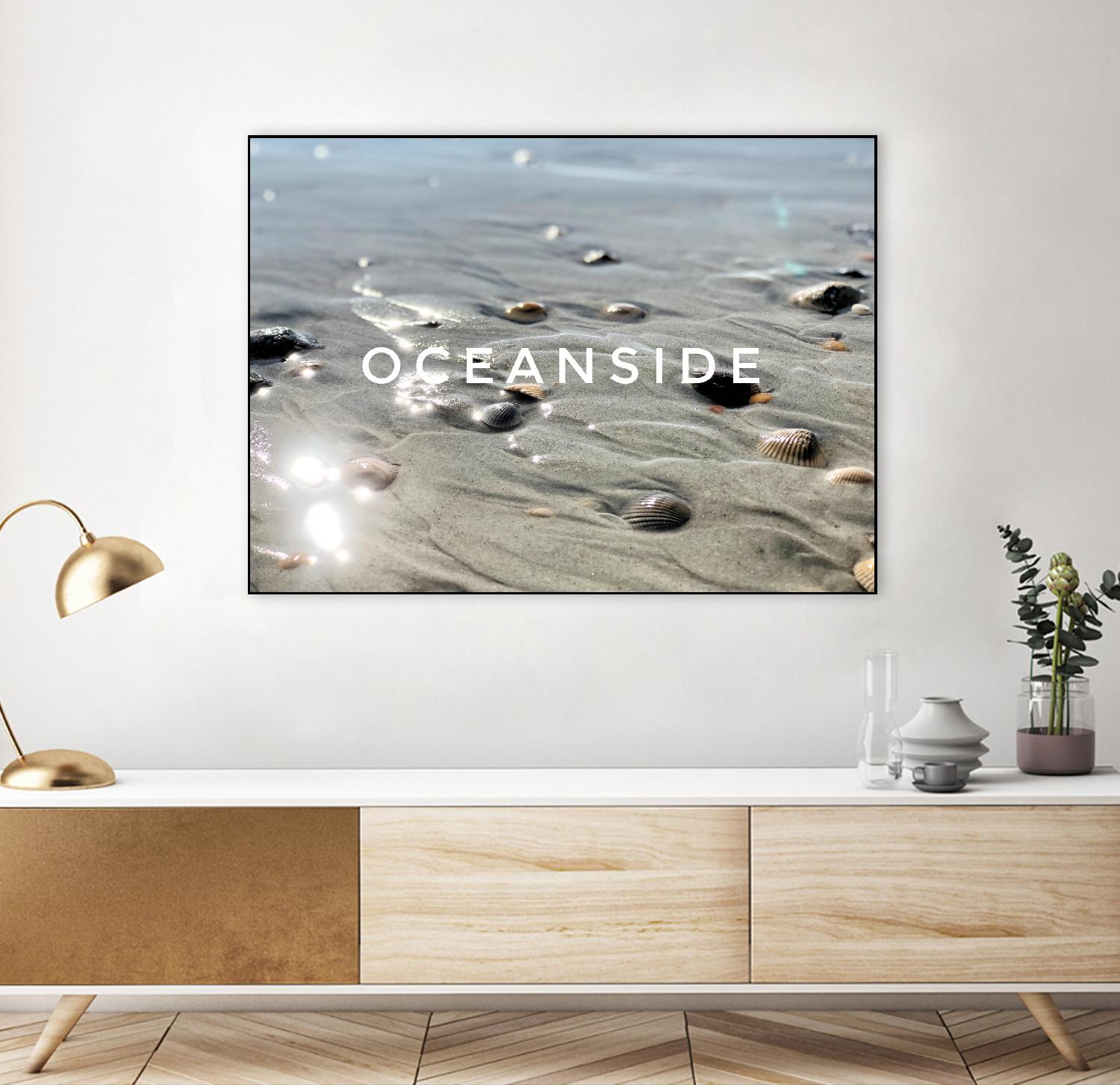 Oceanside by Acosta on GIANT ART - coastal typography