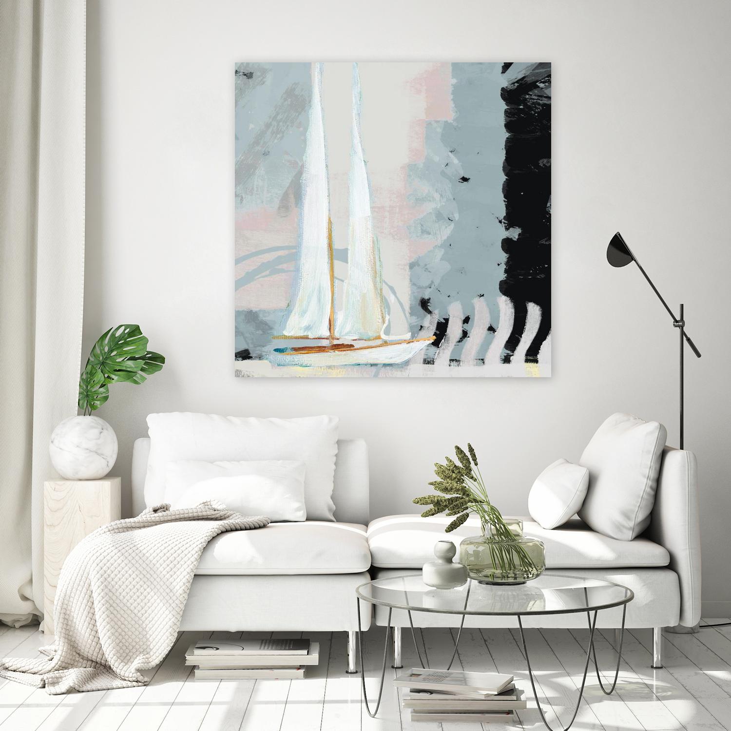 Boat Sailing II by Dan Meneely on GIANT ART - coastal
