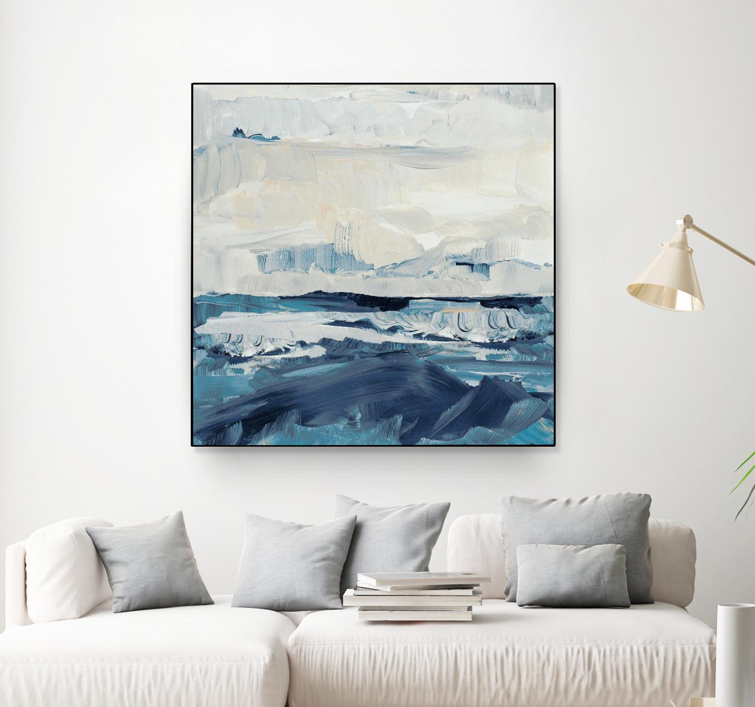 Freedom of the Blue Sea II by Lanie Loreth on GIANT ART - coastal abstract