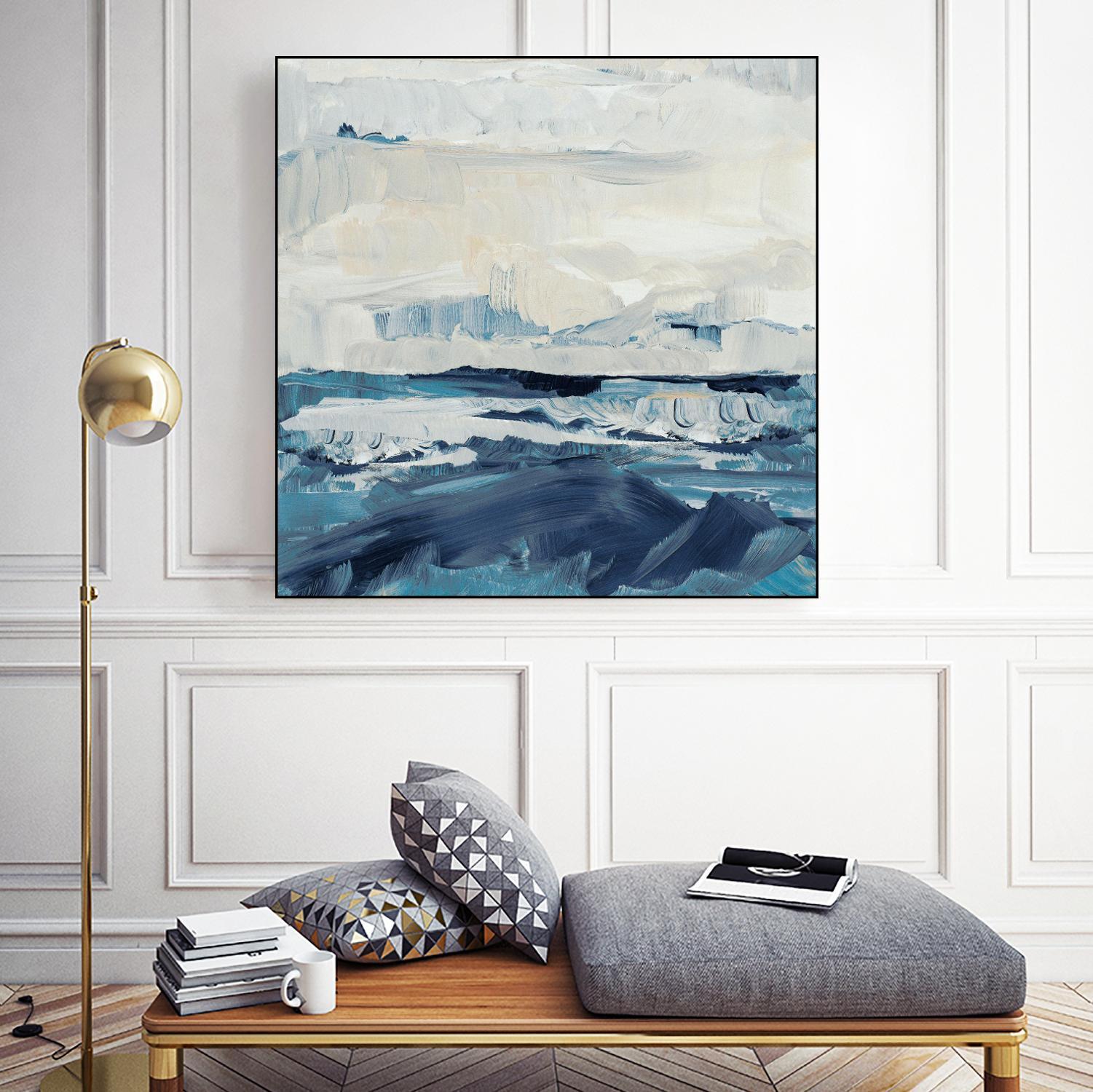 Freedom of the Blue Sea II by Lanie Loreth on GIANT ART - coastal abstract