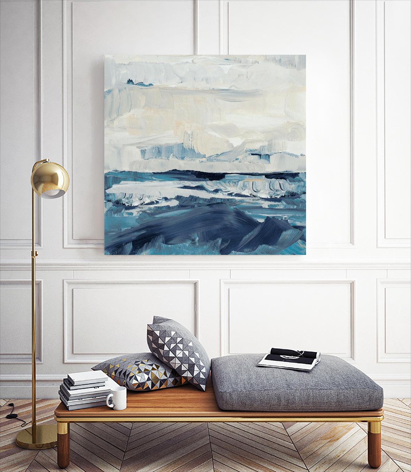 Freedom of the Blue Sea II by Lanie Loreth on GIANT ART - coastal abstract