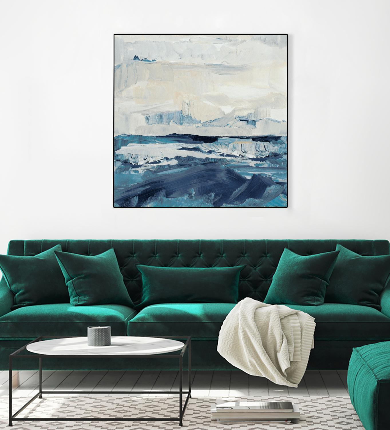 Freedom of the Blue Sea II by Lanie Loreth on GIANT ART - coastal abstract