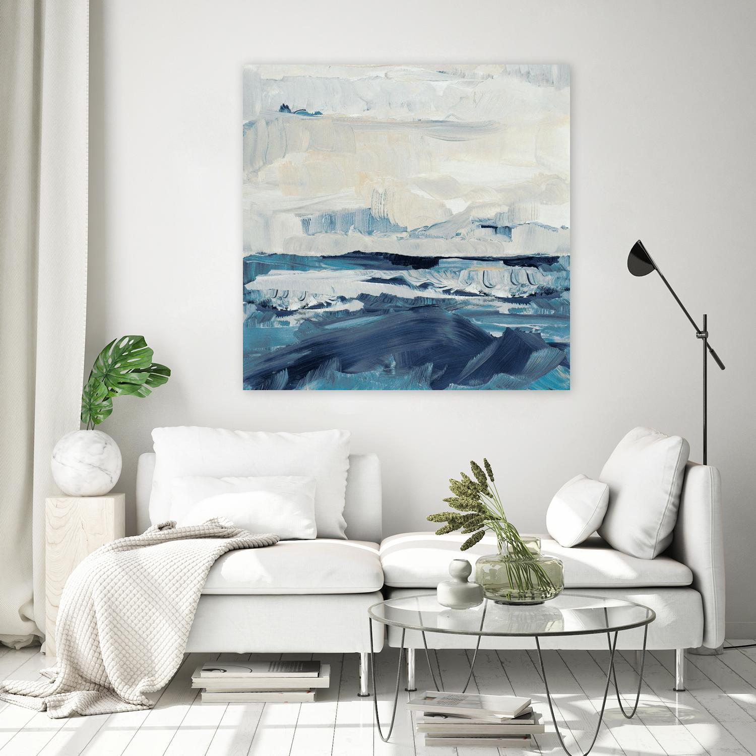 Freedom of the Blue Sea II by Lanie Loreth on GIANT ART - coastal abstract