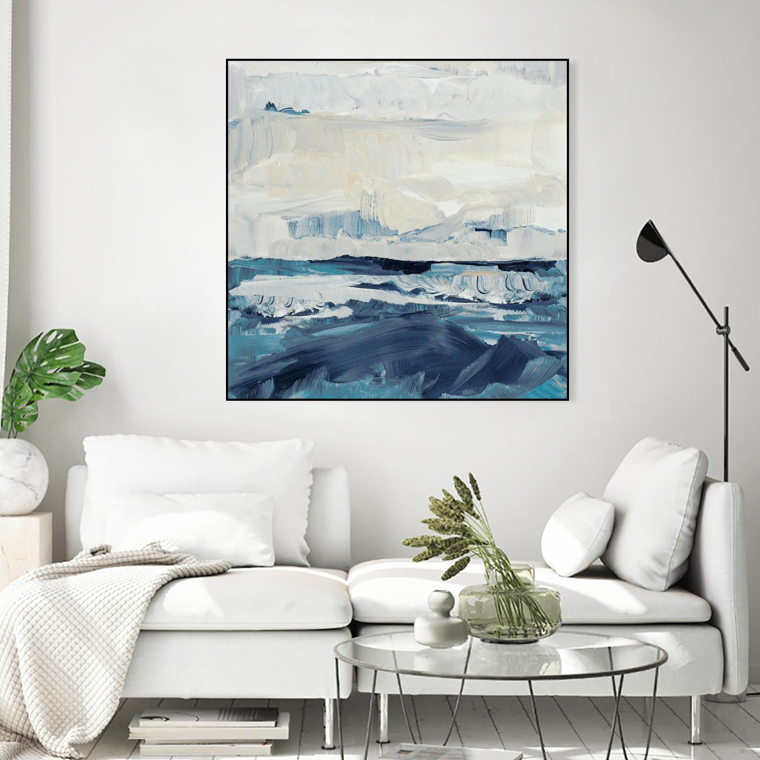 Freedom of the Blue Sea II by Lanie Loreth on GIANT ART - coastal abstract