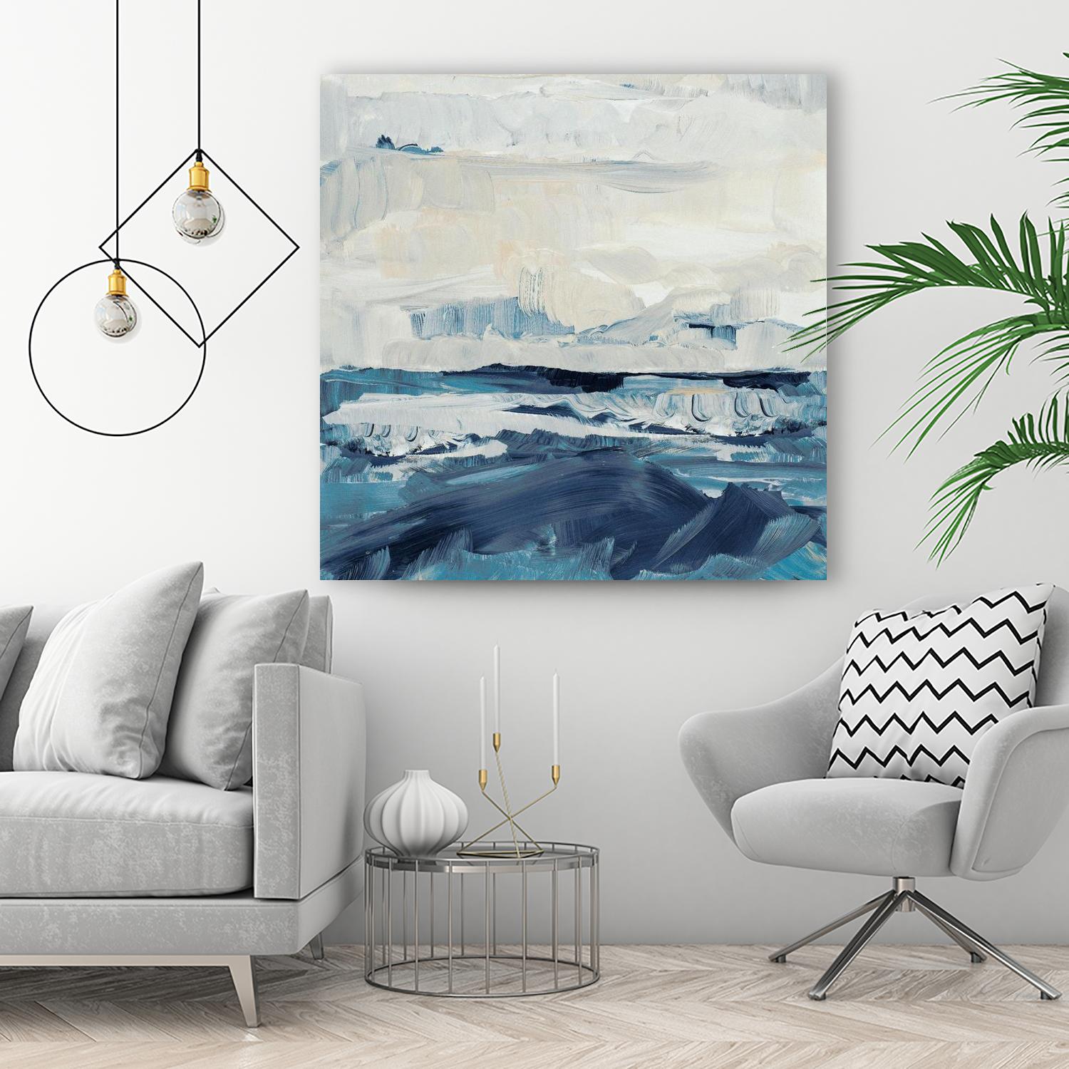 Freedom of the Blue Sea II by Lanie Loreth on GIANT ART - coastal abstract