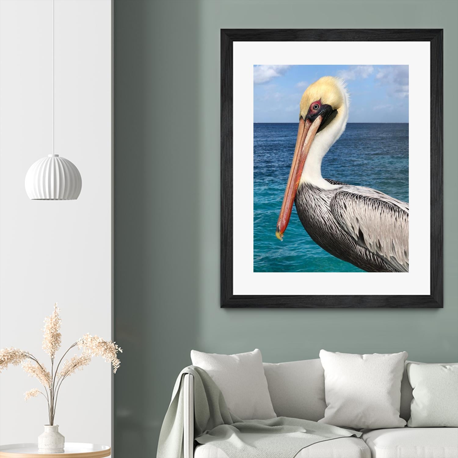 Pelican by Julie DeRice on GIANT ART - coastal photography
