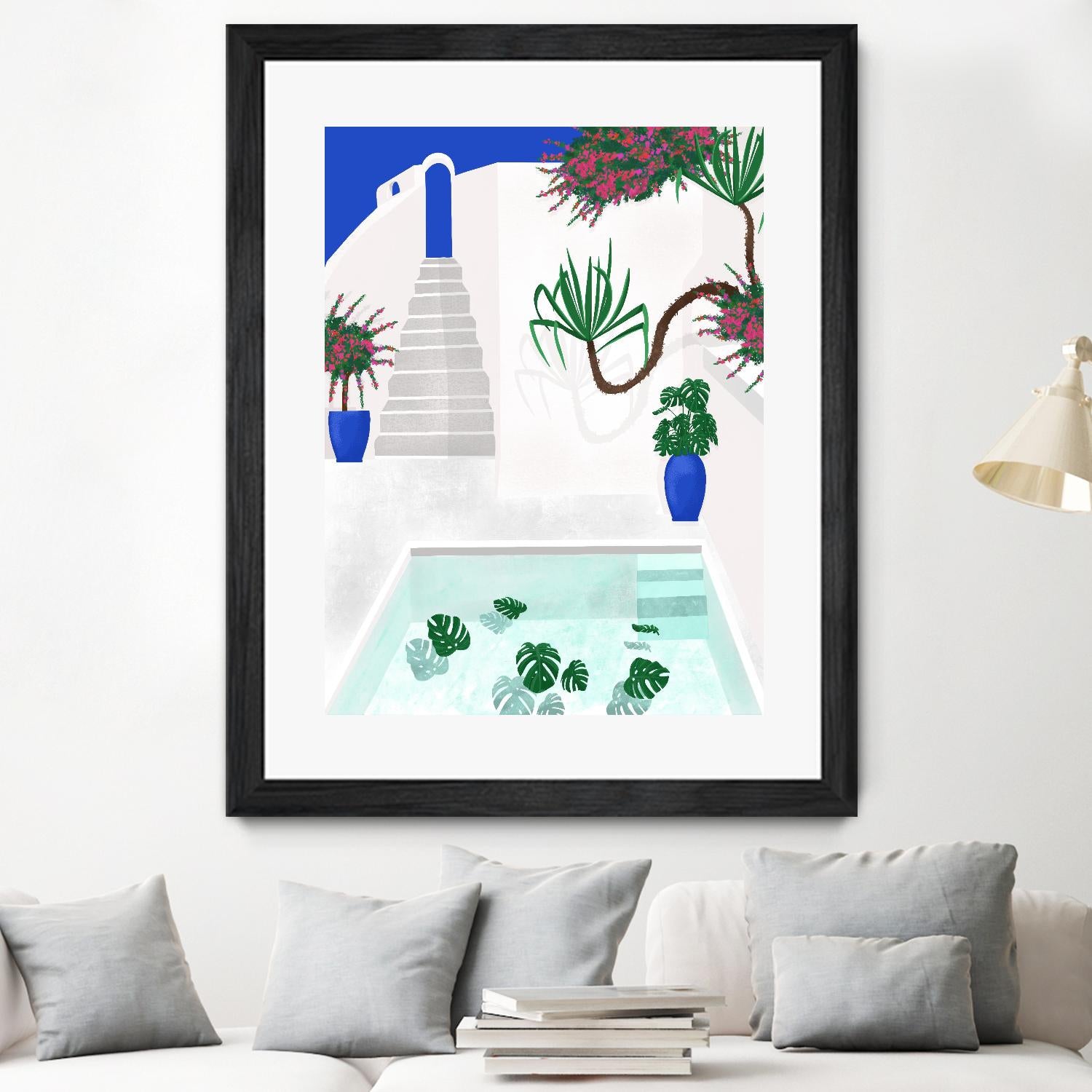 Living In Greece by Jen Bucheli on GIANT ART - architecture travel