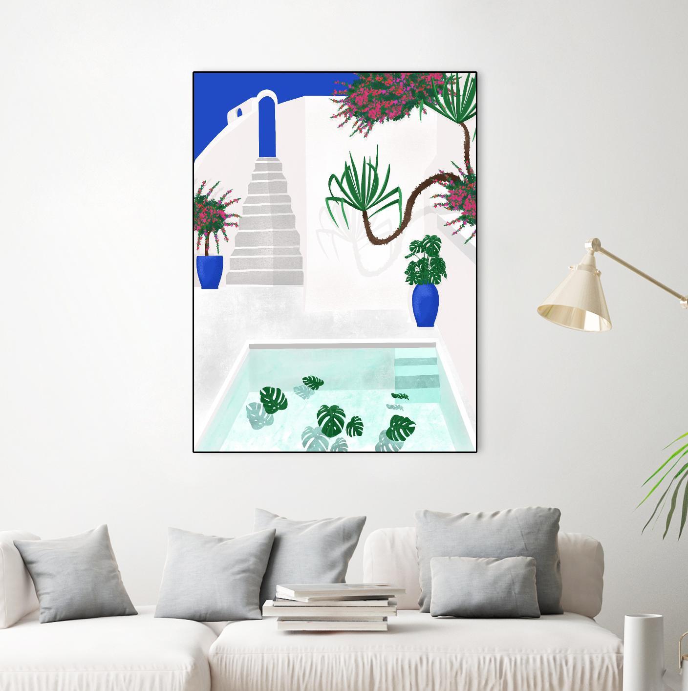 Living In Greece by Jen Bucheli on GIANT ART - architecture travel