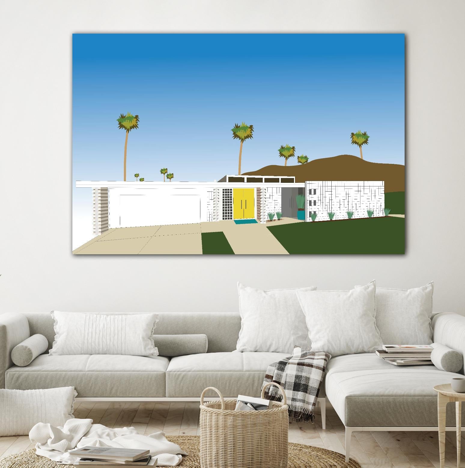 Palm Spring Living II by Jen Bucheli on GIANT ART - decorative