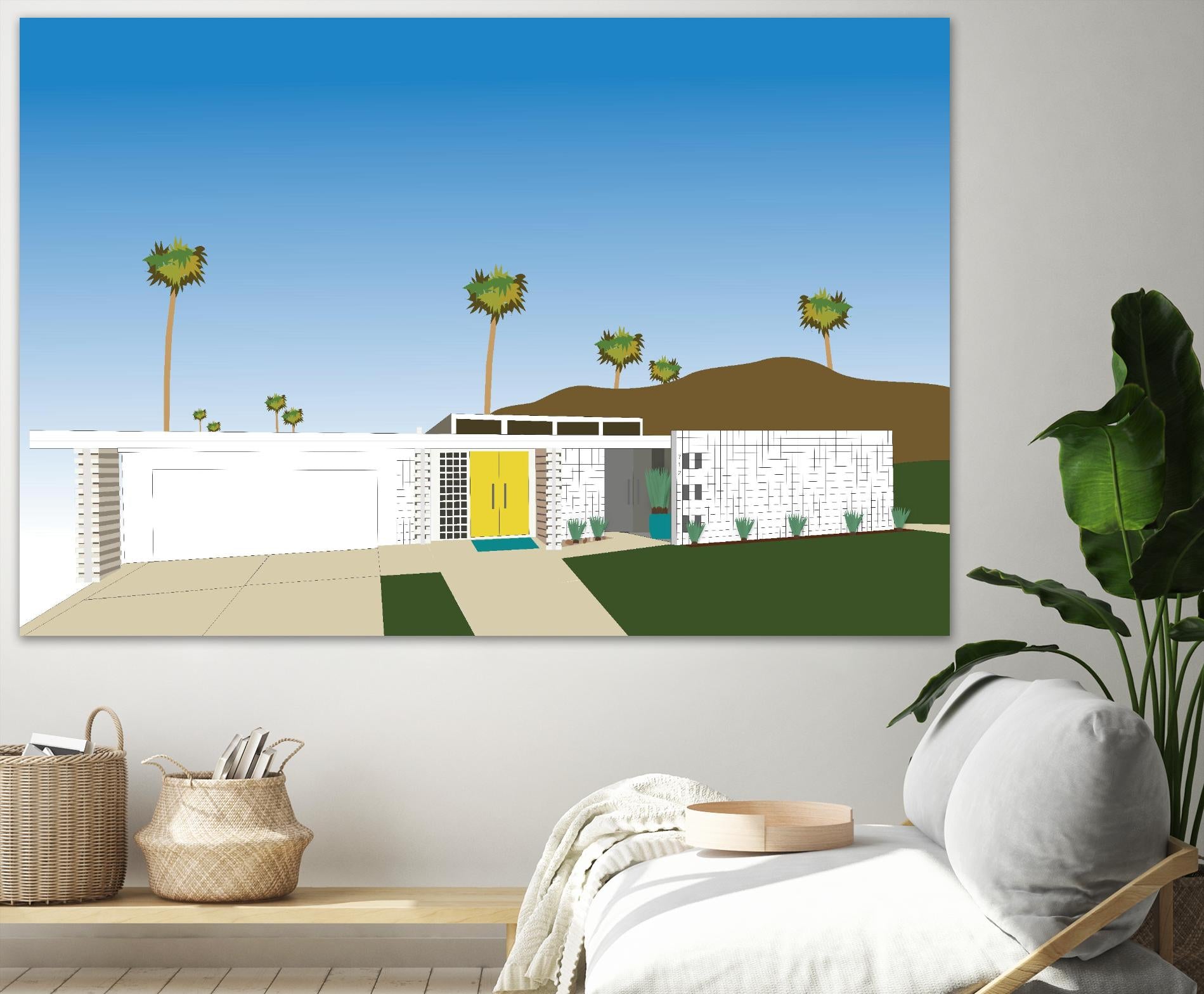 Palm Spring Living II by Jen Bucheli on GIANT ART - decorative