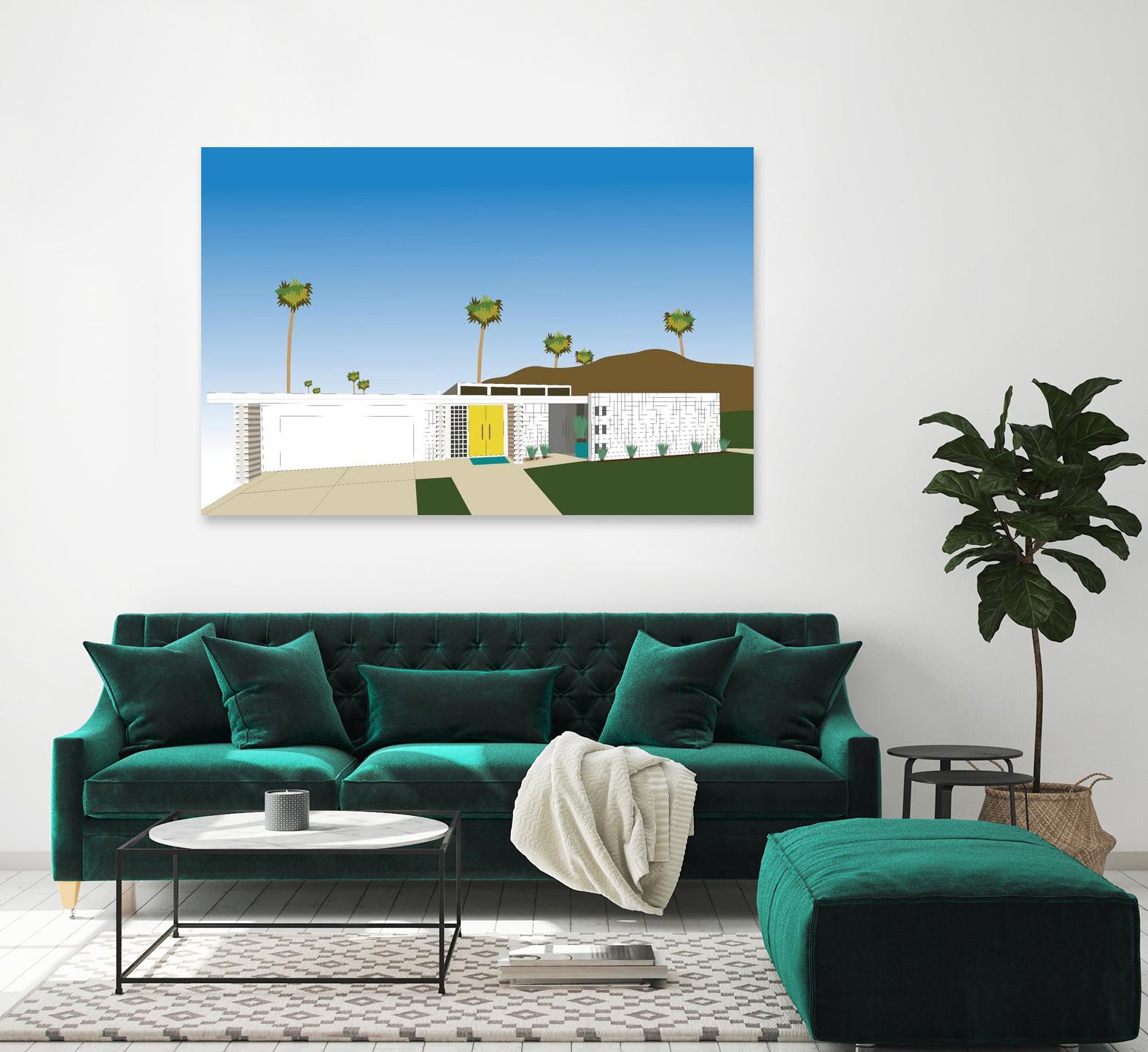 Palm Spring Living II by Jen Bucheli on GIANT ART - decorative