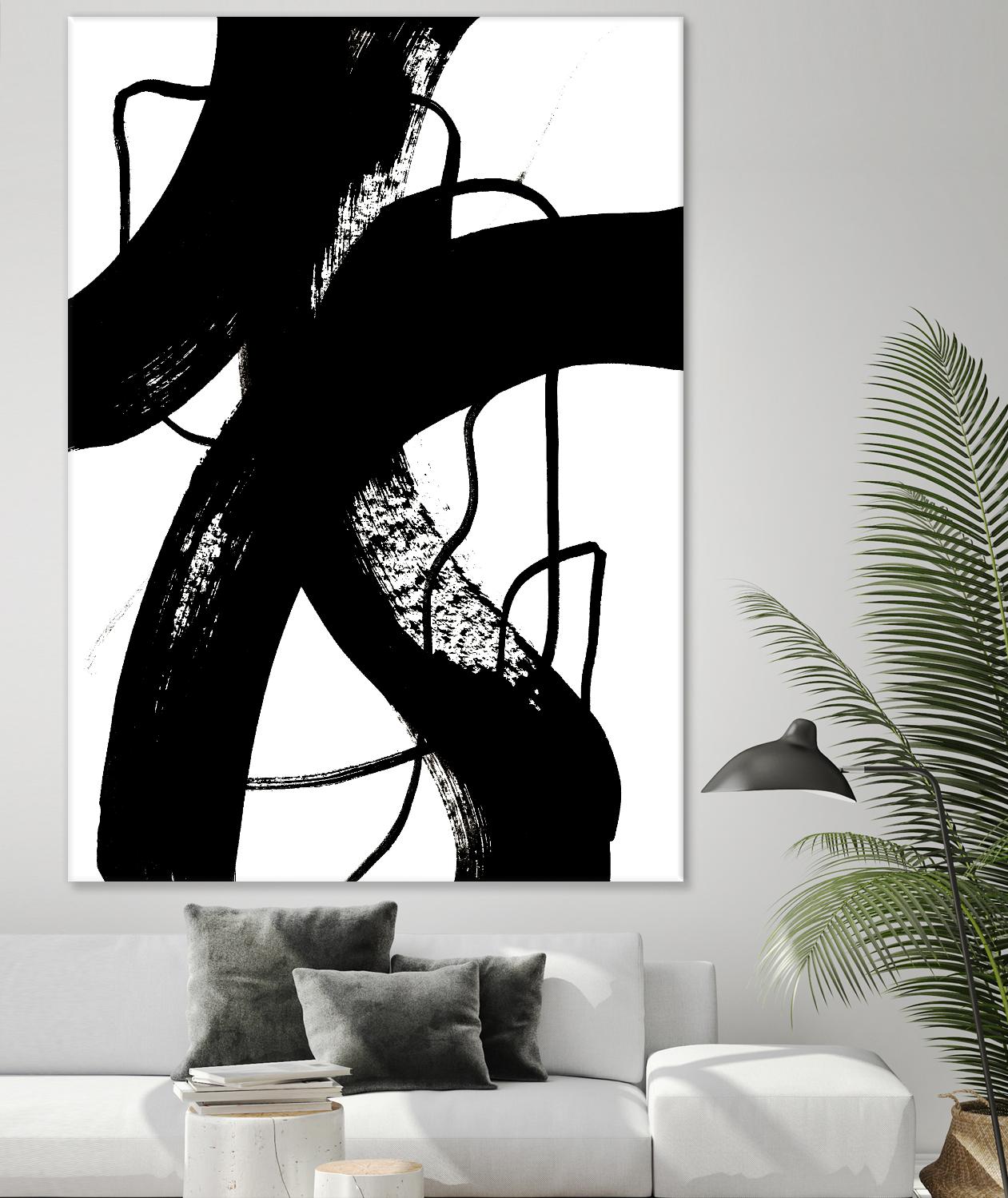 BlackThoroughfares I by Lanie Loreth on GIANT ART - white black & white