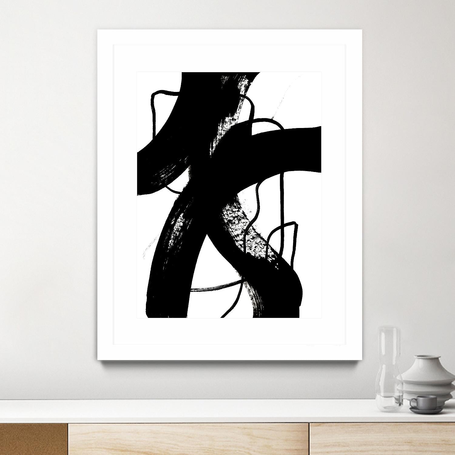 BlackThoroughfares I by Lanie Loreth on GIANT ART - white black & white