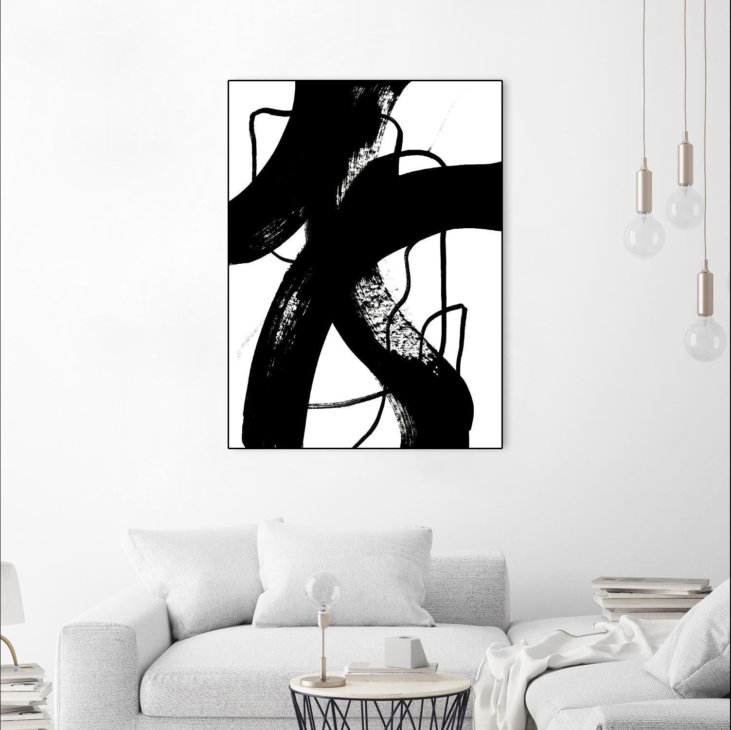 BlackThoroughfares I by Lanie Loreth on GIANT ART - white black & white