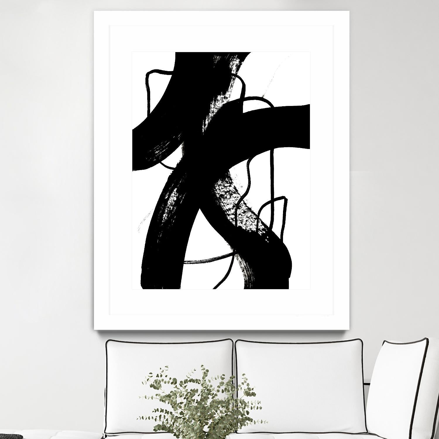 BlackThoroughfares I by Lanie Loreth on GIANT ART - white black & white