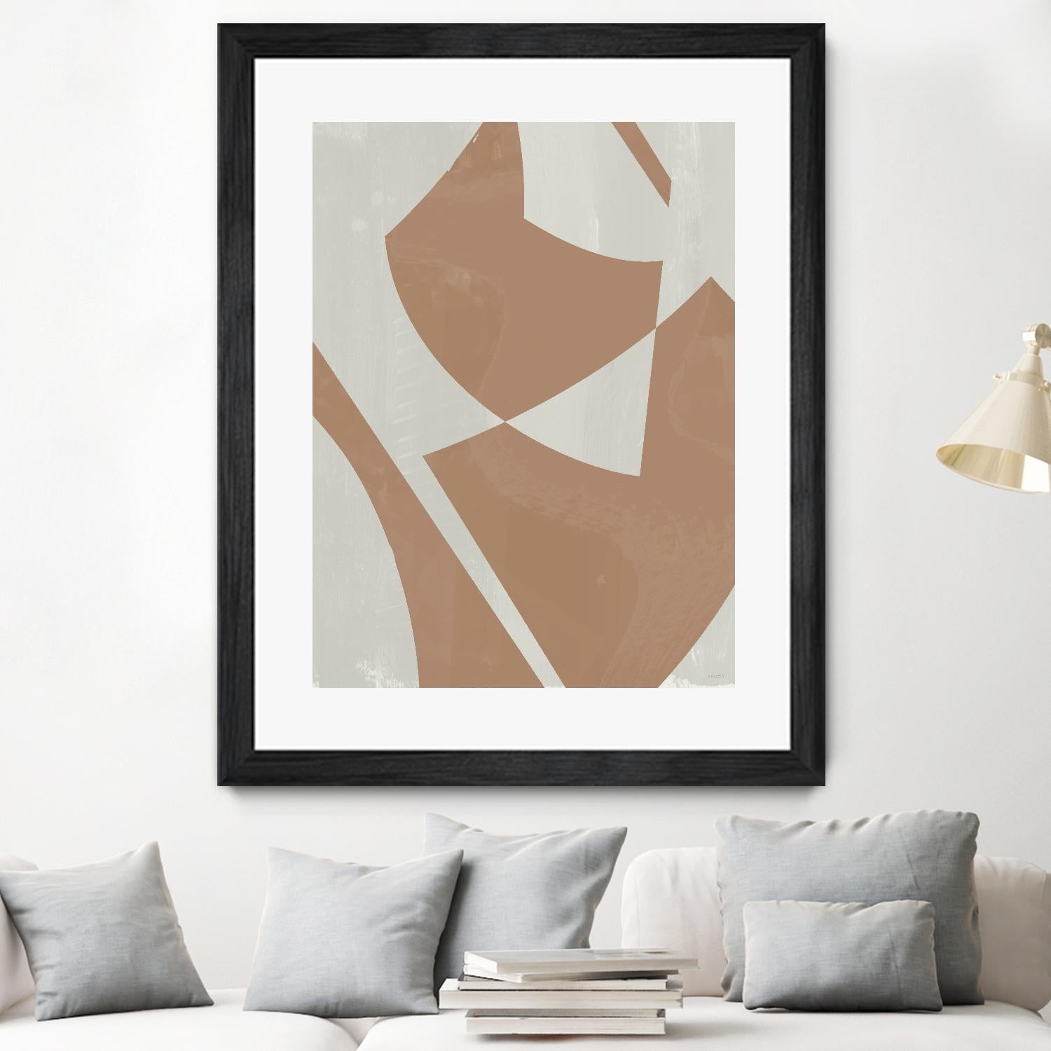 Beige Machine Abstract by Dan Meneely on GIANT ART - beige Abstract