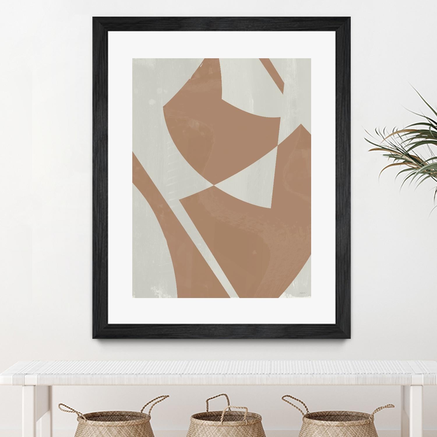 Beige Machine Abstract by Dan Meneely on GIANT ART - beige Abstract