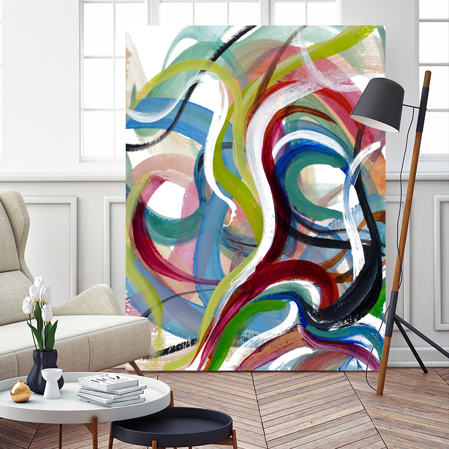 In Full Swing by Lanie Loreth on GIANT ART - multi abstract