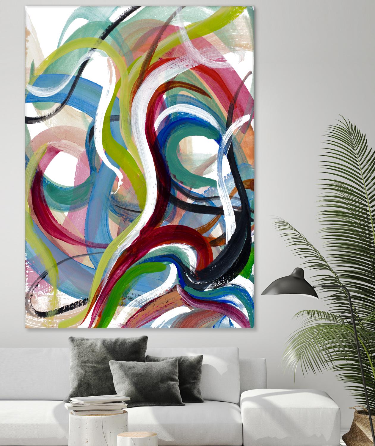 In Full Swing by Lanie Loreth on GIANT ART - multi abstract
