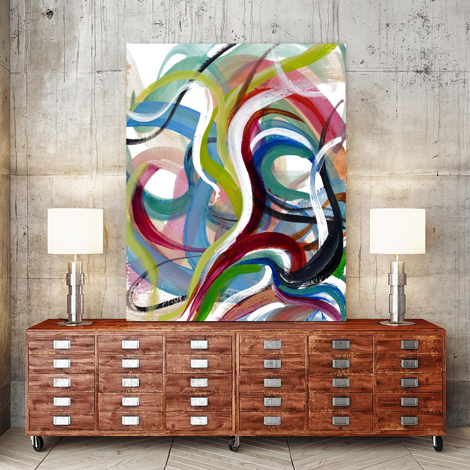 In Full Swing by Lanie Loreth on GIANT ART - multi abstract