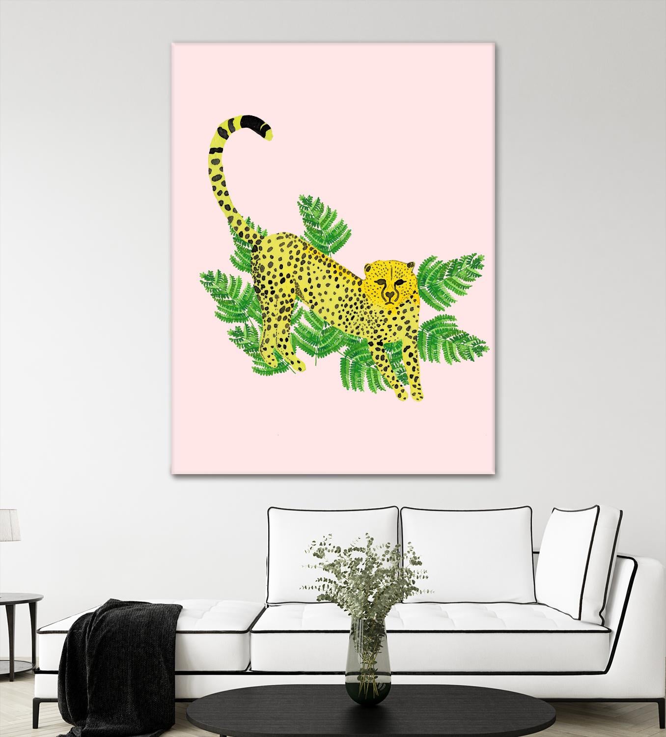 Cheetah on the Lookout I by Jen Bucheli on GIANT ART - multi wildlife