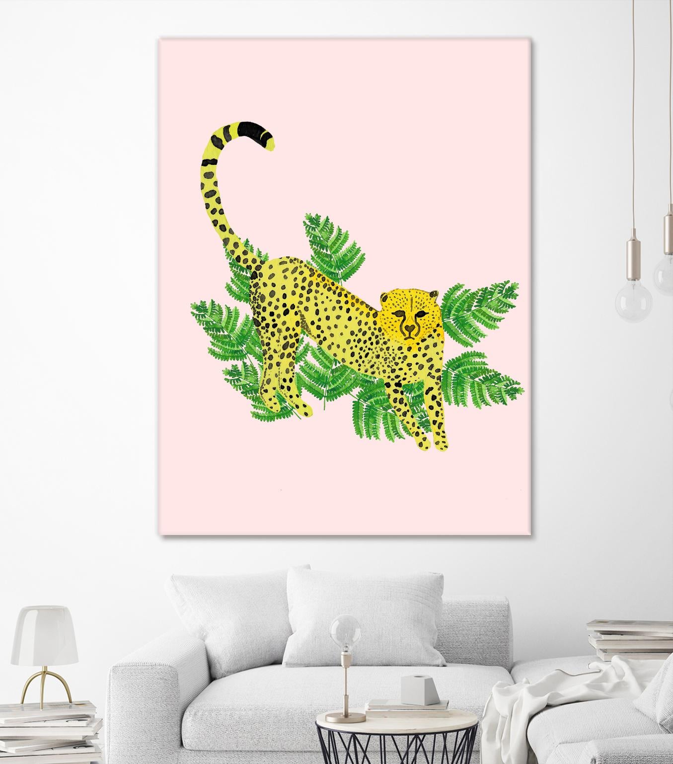 Cheetah on the Lookout I by Jen Bucheli on GIANT ART - multi wildlife