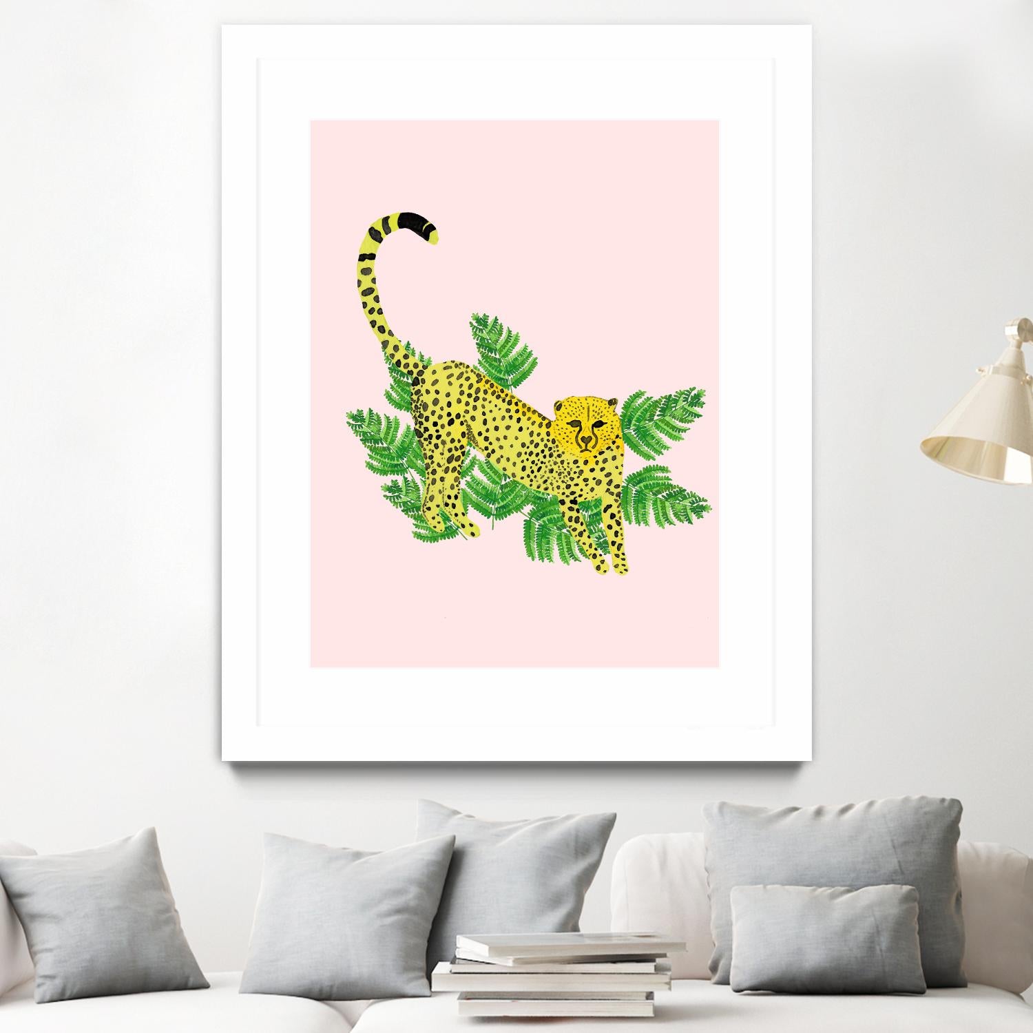 Cheetah on the Lookout I by Jen Bucheli on GIANT ART - multi wildlife