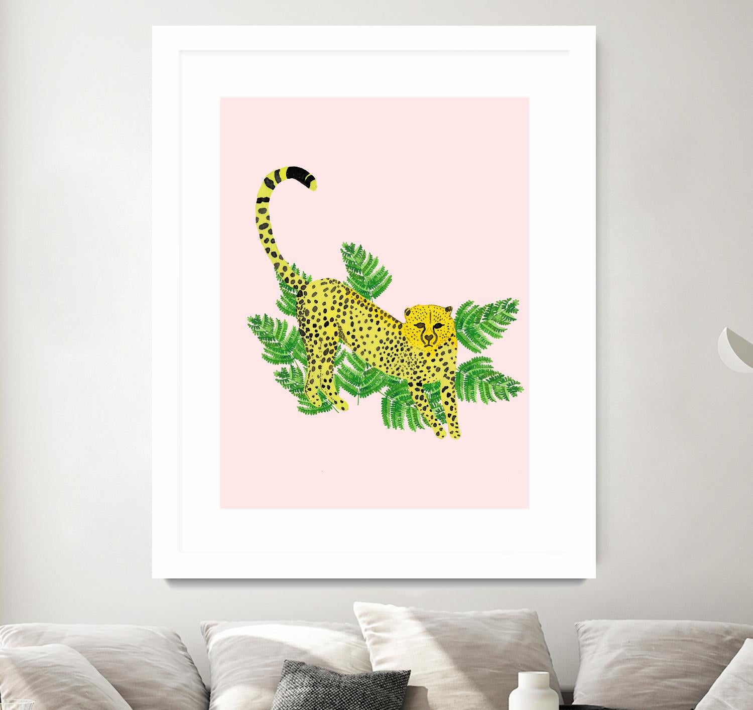 Cheetah on the Lookout I by Jen Bucheli on GIANT ART - multi wildlife