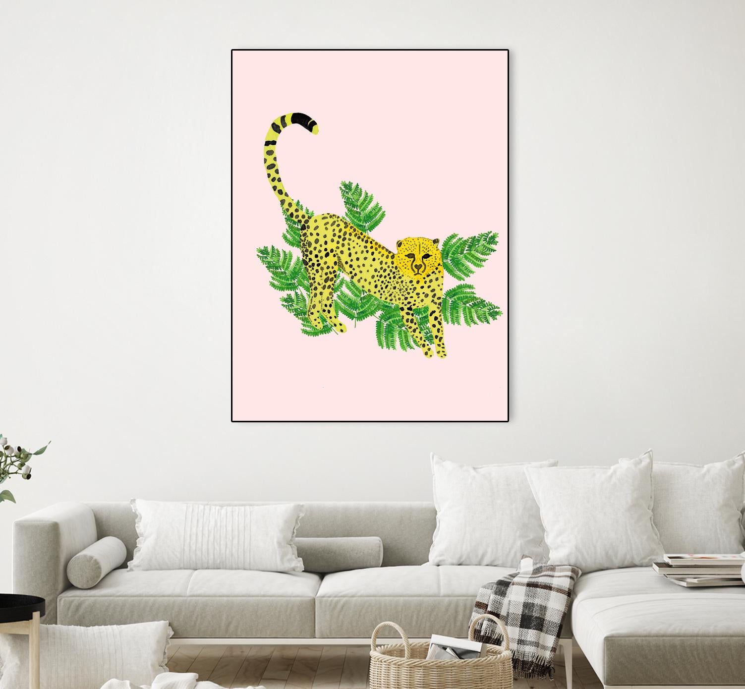 Cheetah on the Lookout I by Jen Bucheli on GIANT ART - multi wildlife