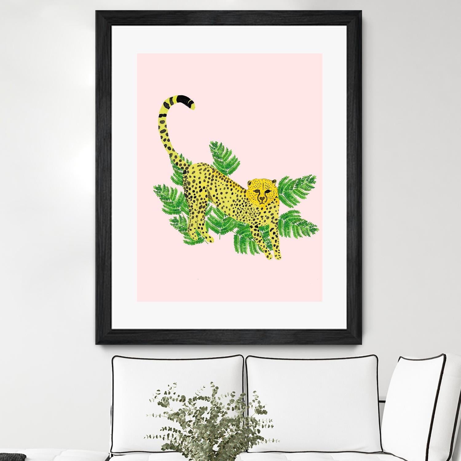 Cheetah on the Lookout I by Jen Bucheli on GIANT ART - multi wildlife