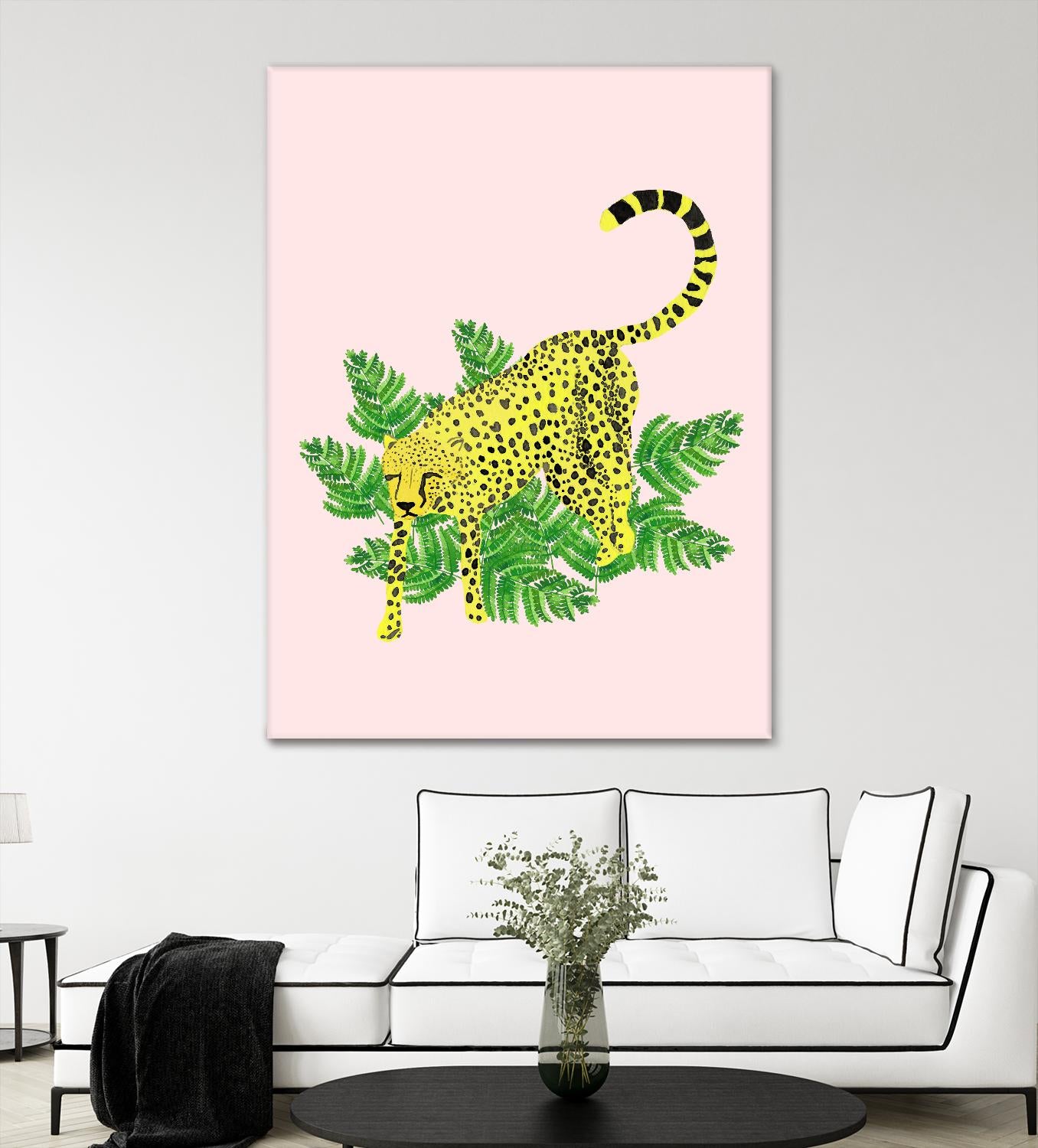 Cheetah on the Lookout II by Jen Bucheli on GIANT ART - multi wildlife