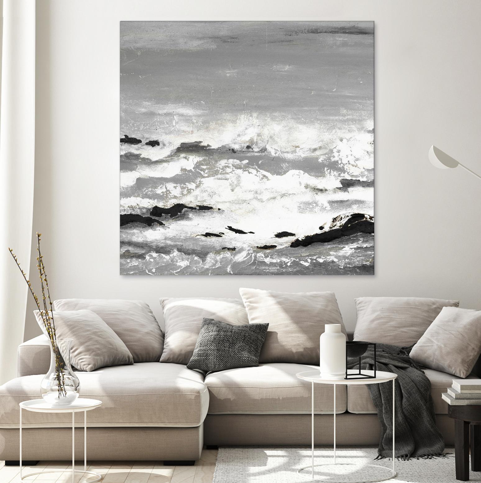 Rocks and Waves by Patricia Pinto on GIANT ART - coastal