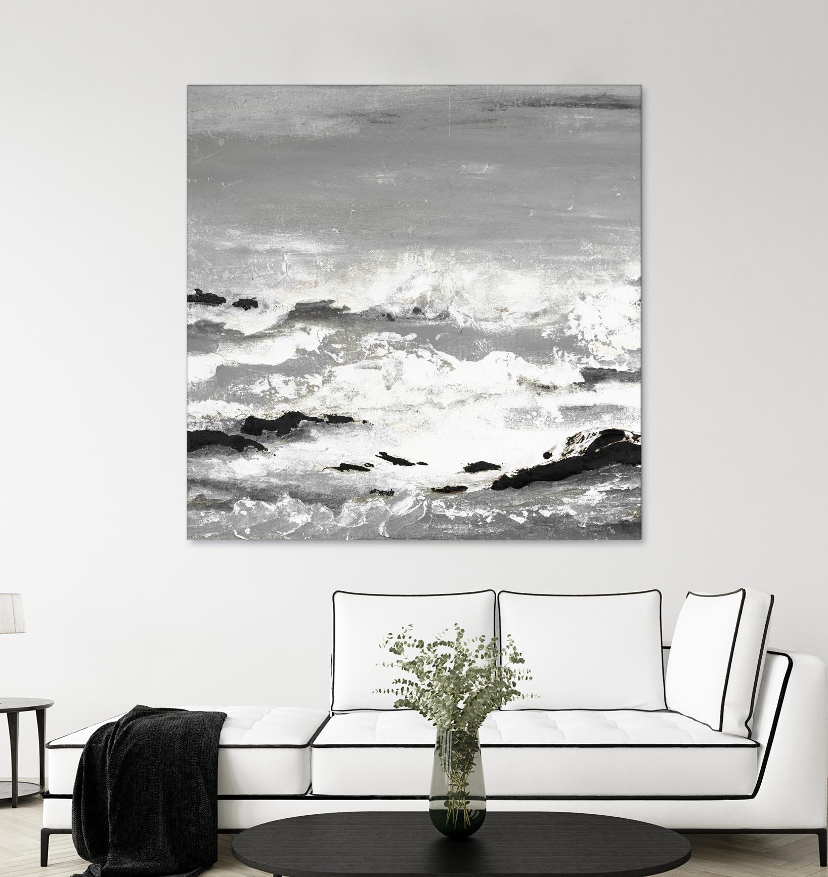 Rocks and Waves by Patricia Pinto on GIANT ART - coastal