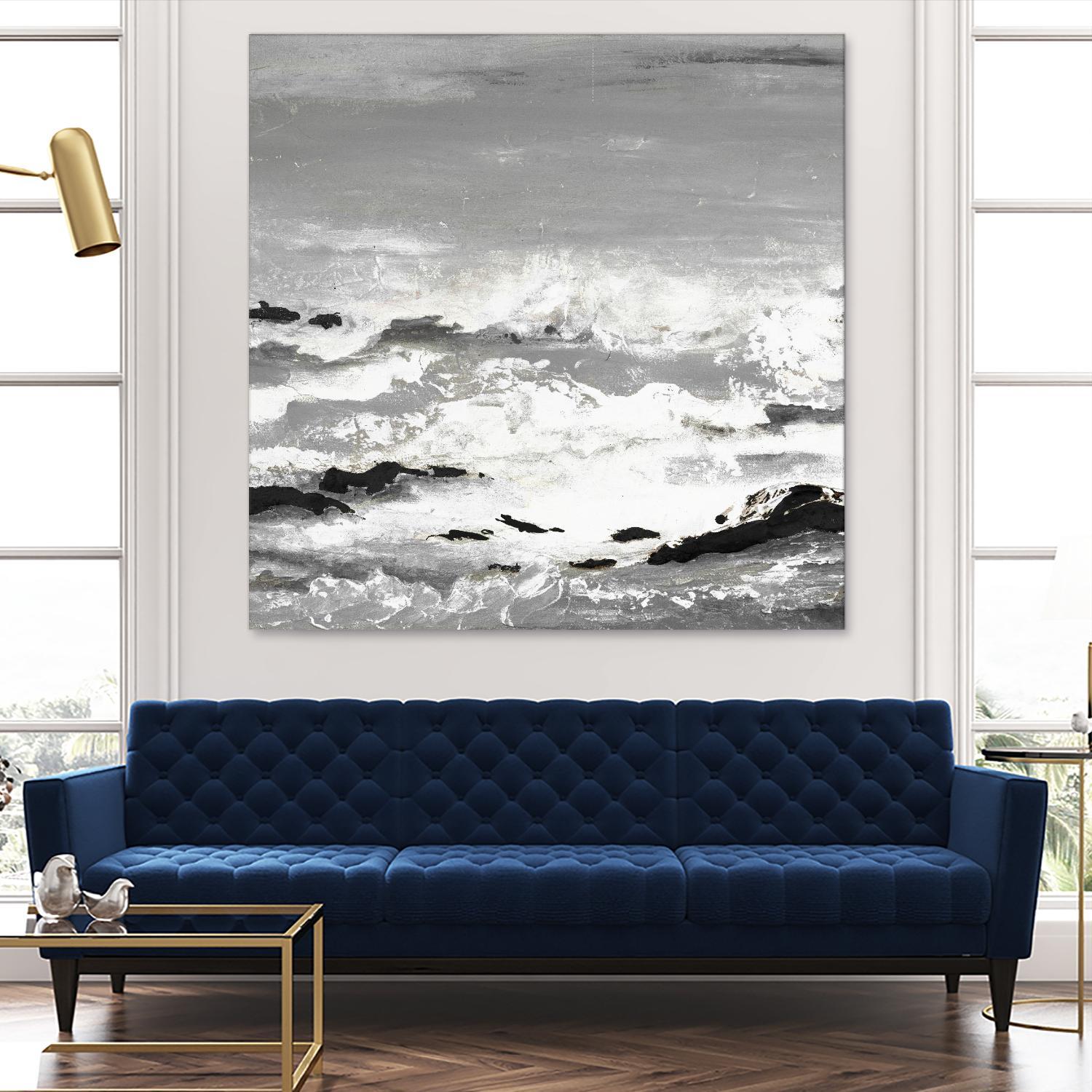 Rocks and Waves by Patricia Pinto on GIANT ART - coastal