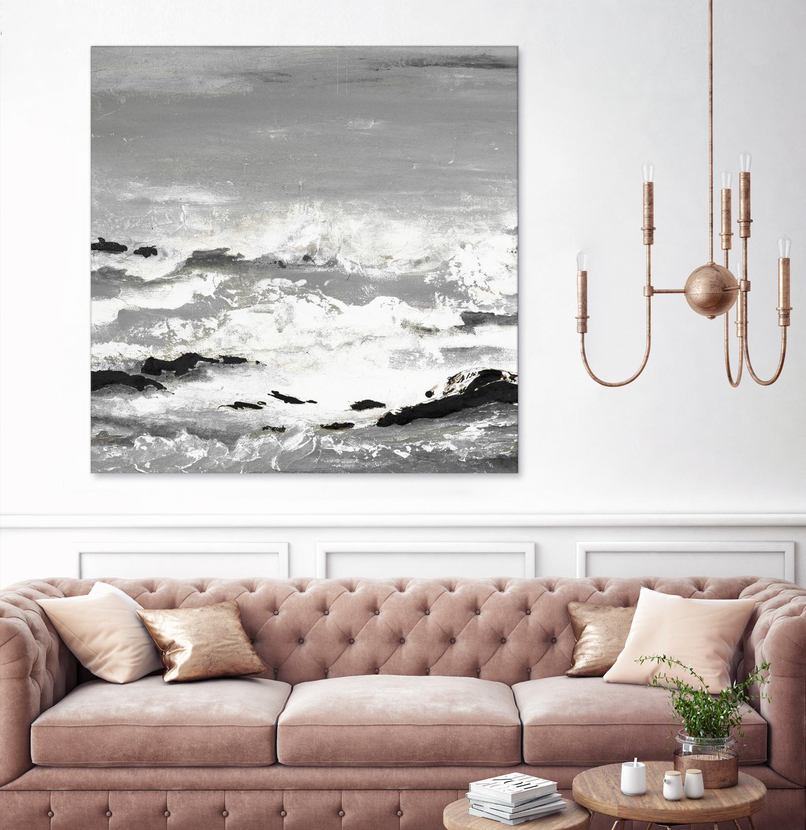 Rocks and Waves by Patricia Pinto on GIANT ART - coastal