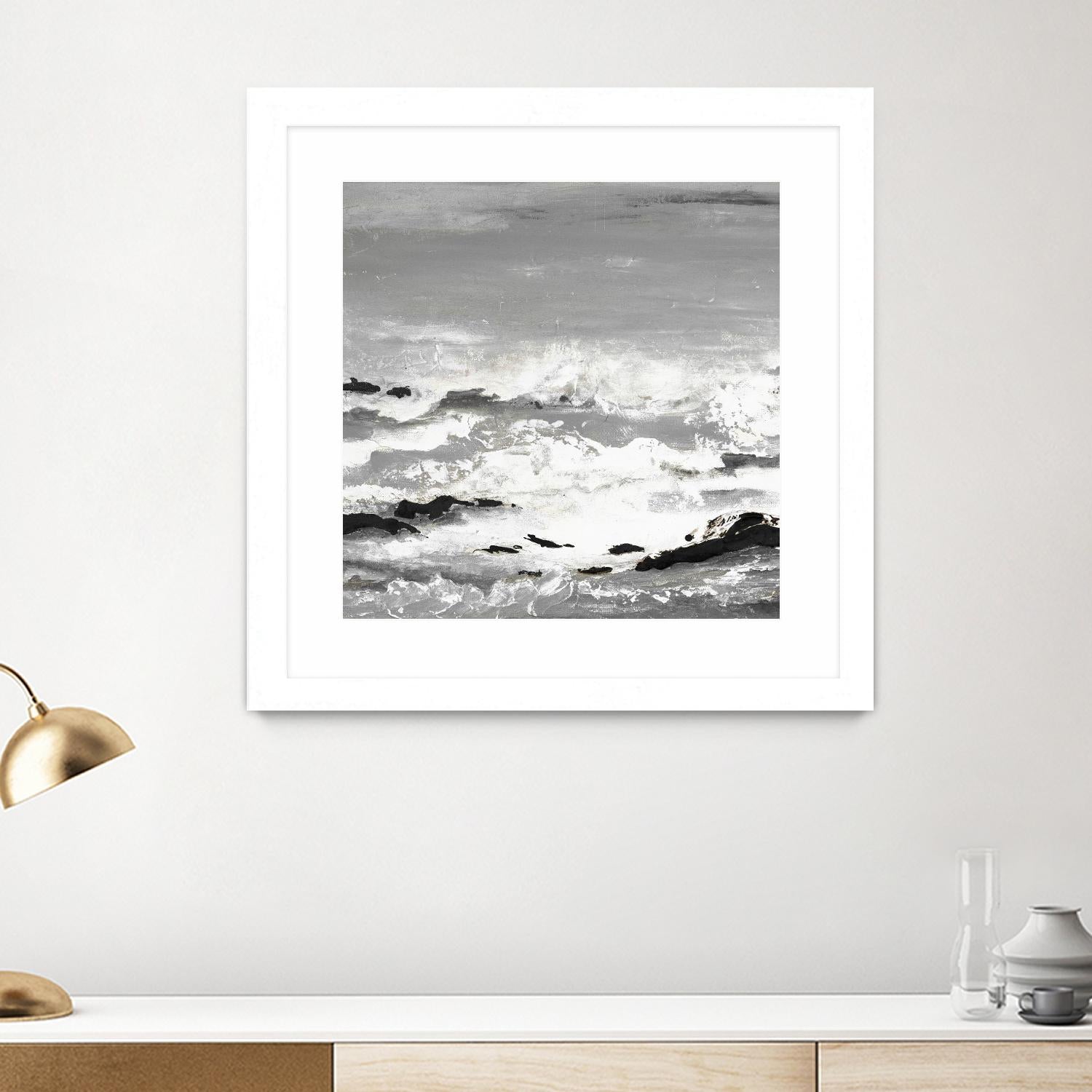 Rocks and Waves by Patricia Pinto on GIANT ART - coastal