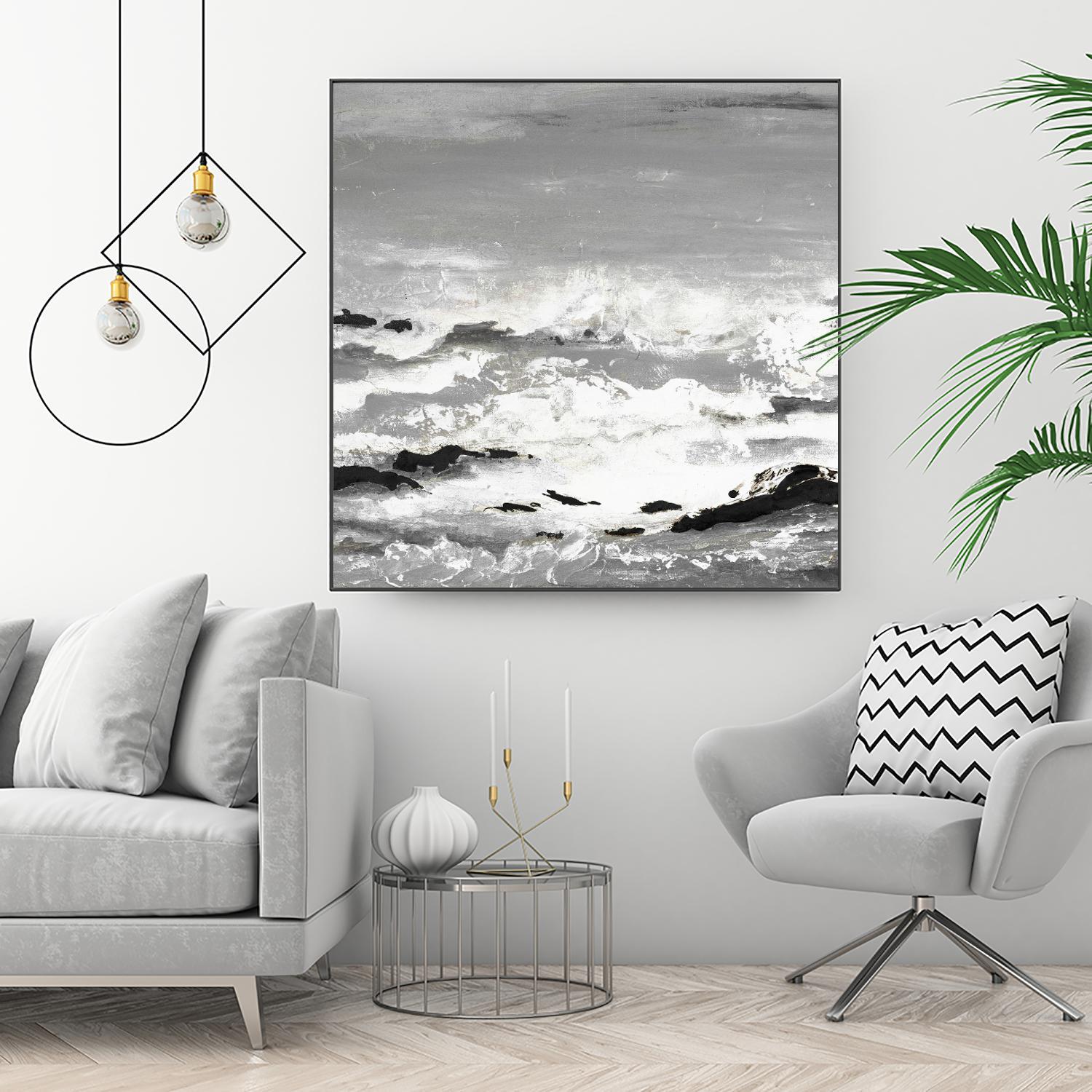 Rocks and Waves by Patricia Pinto on GIANT ART - coastal