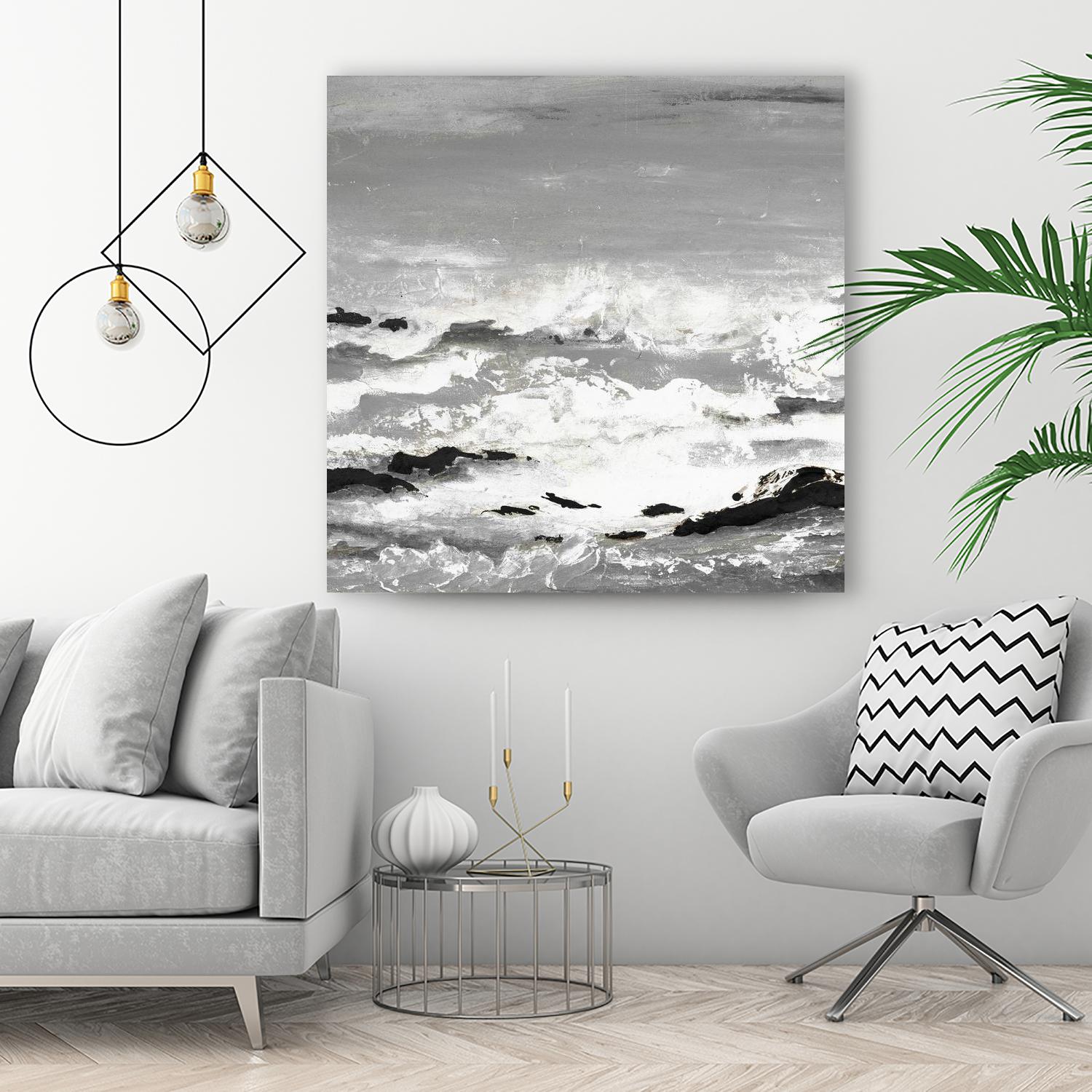 Rocks and Waves by Patricia Pinto on GIANT ART - coastal