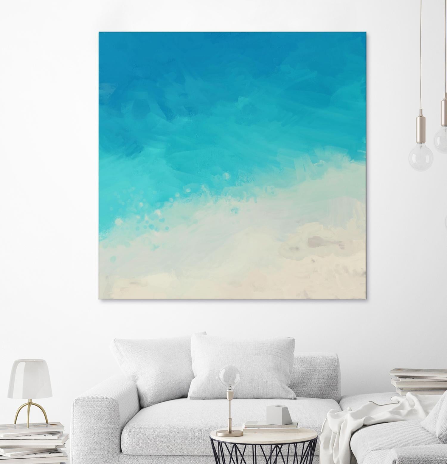 Ocean Blue Sea II by Dan Meneely on GIANT ART - abstract coastal